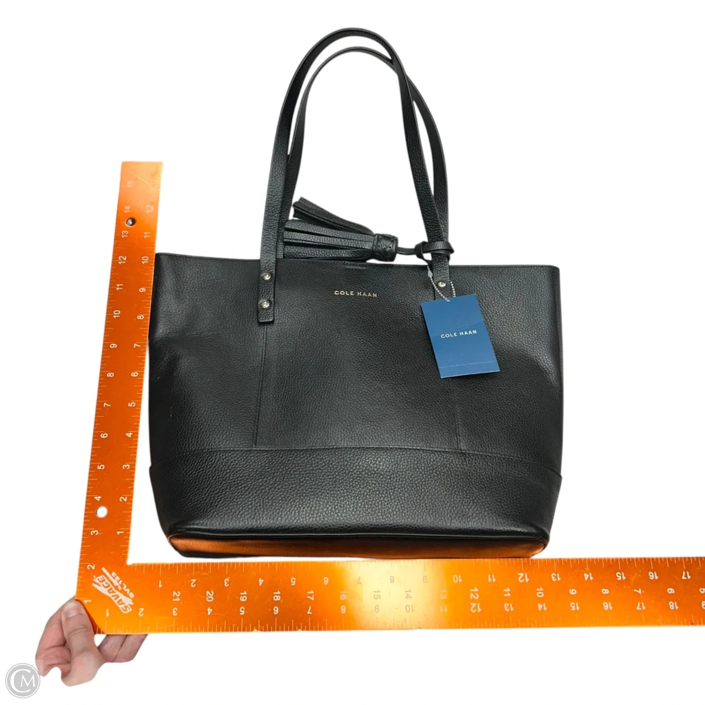 Tote Leather By Cole-haan, Size: Medium