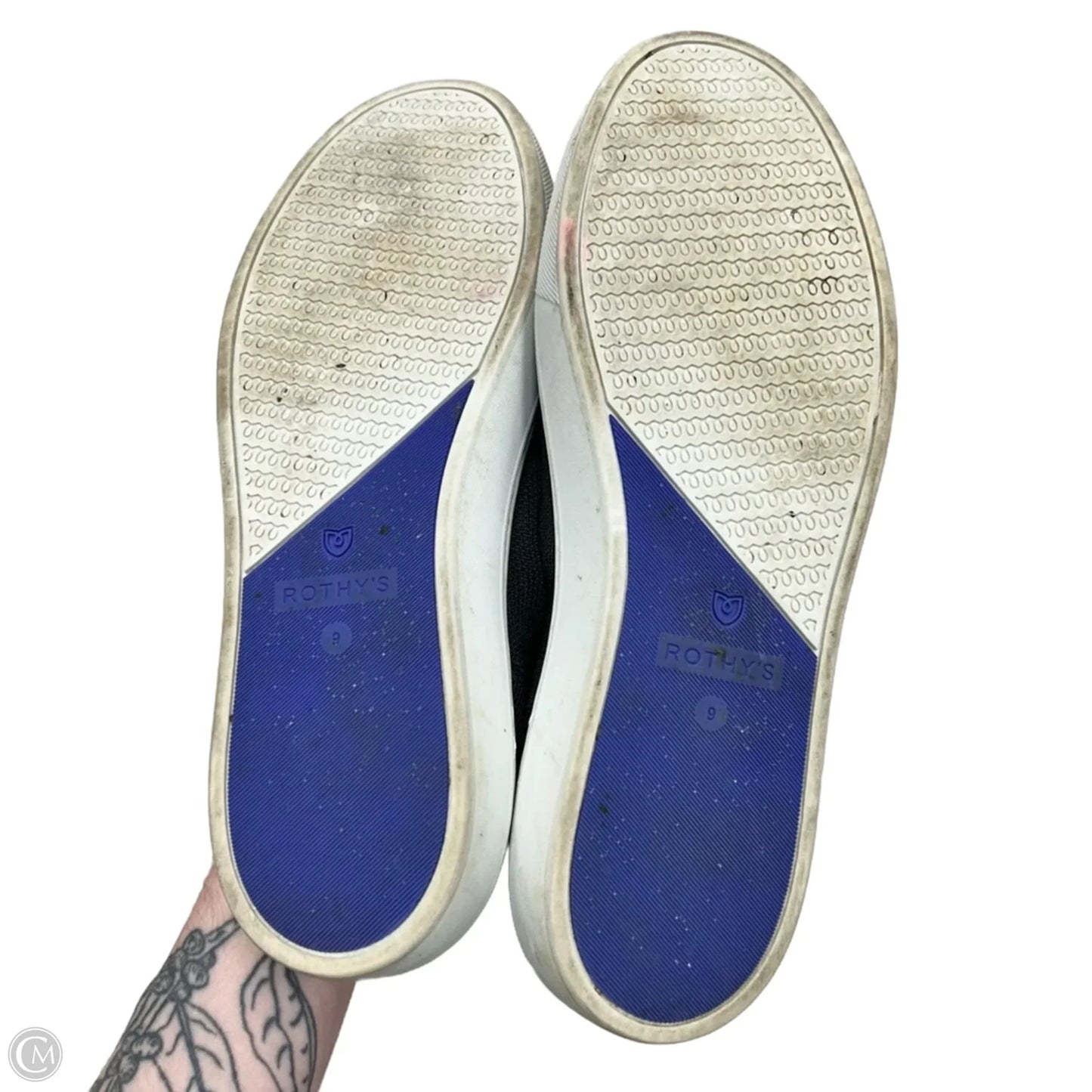 Shoes Sneakers By Rothys In Black, Size: 9