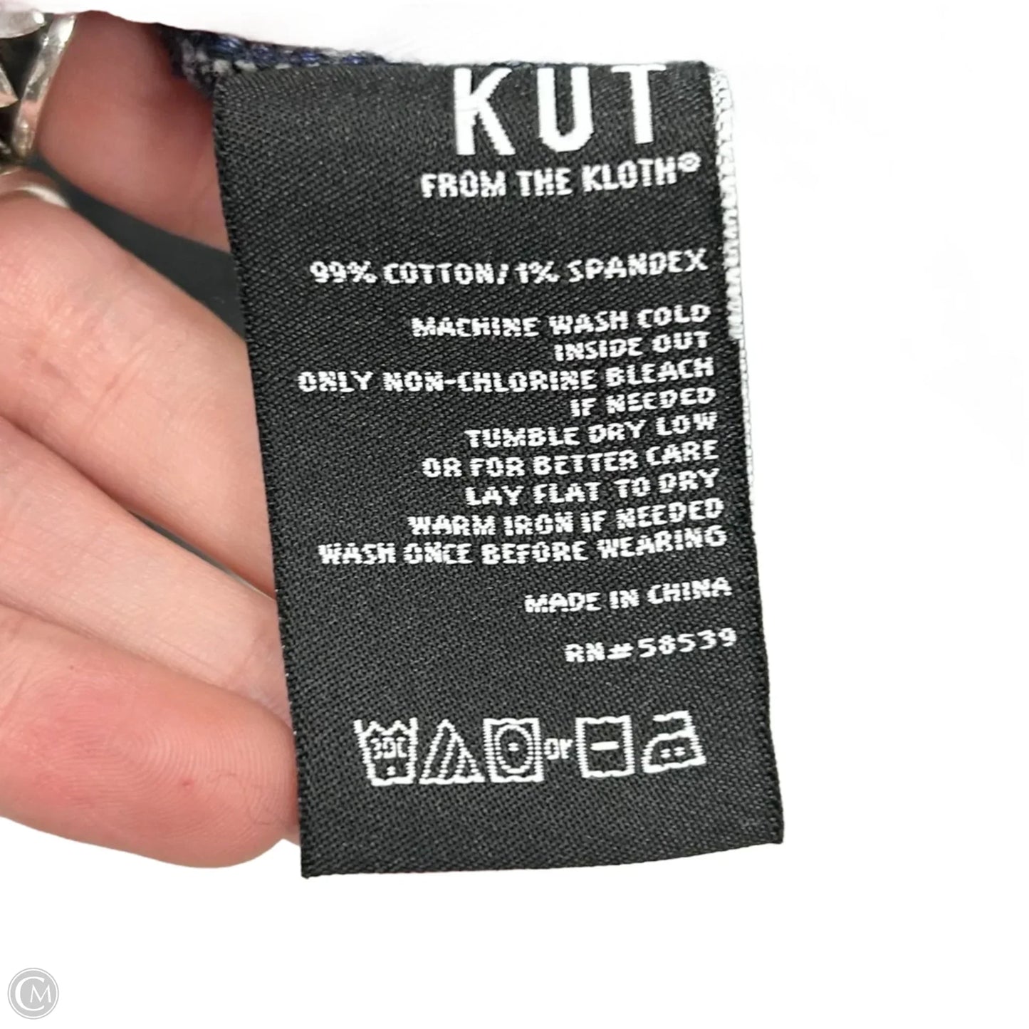 Jacket Denim By Kut In Blue Denim, Size: Xs