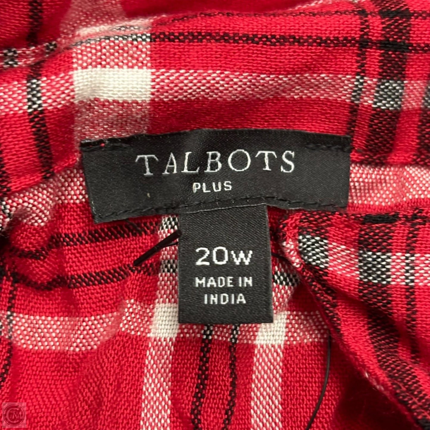 Dress Casual Short By Talbots In Black & Red, Size: 2x