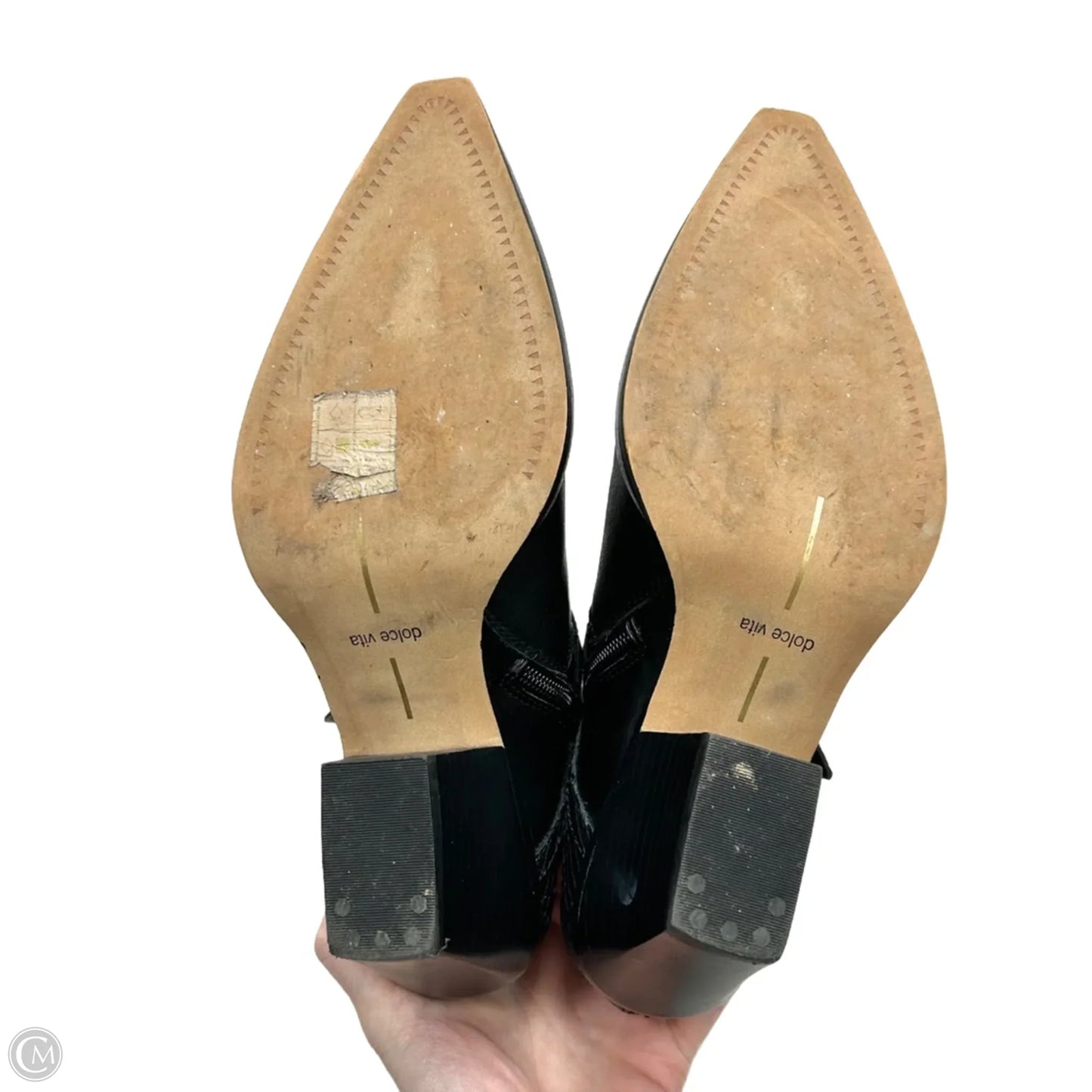 Boots Ankle Heels By Dolce Vita In Black, Size: 6.5