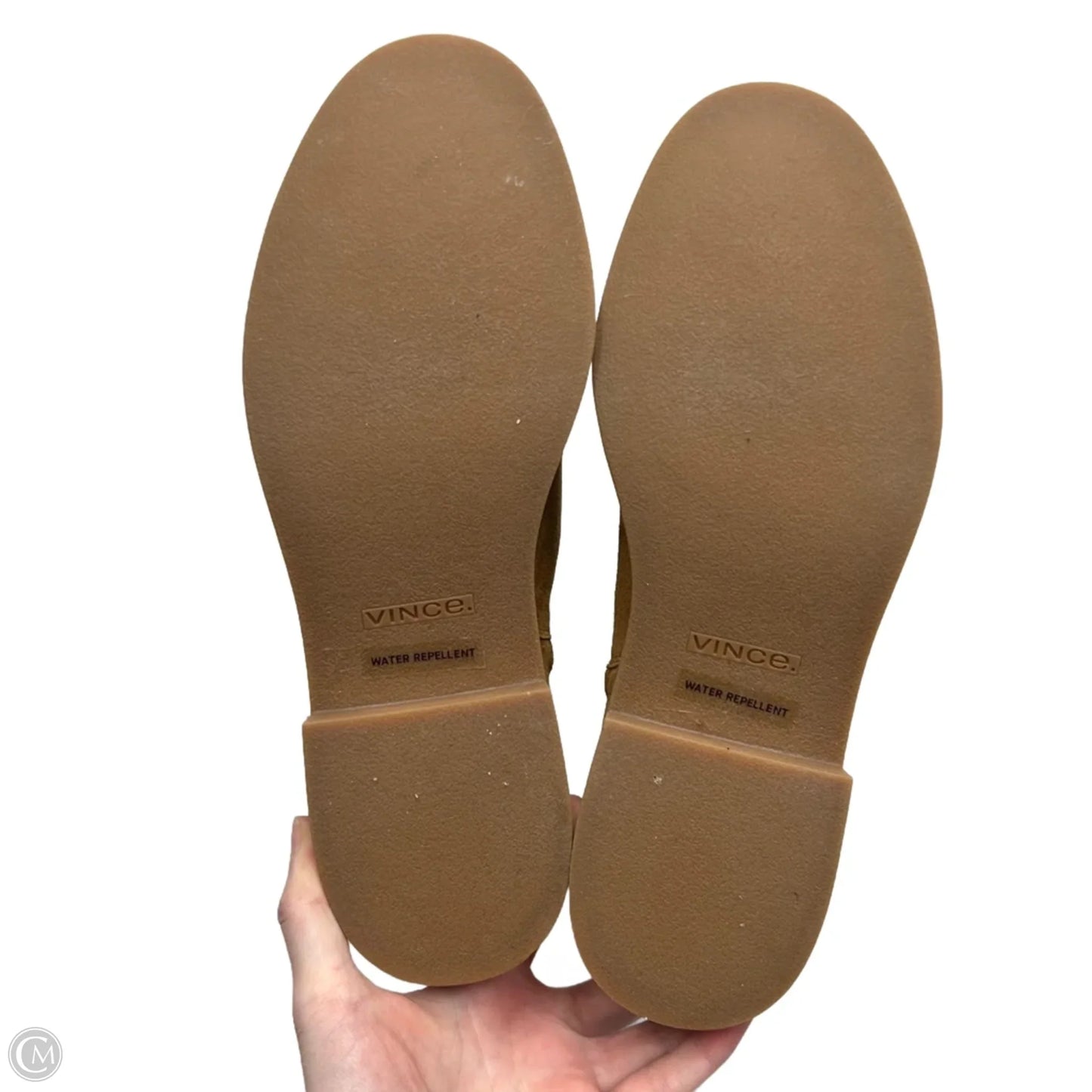 Boots Ankle Heels By Vince In Tan, Size: 9