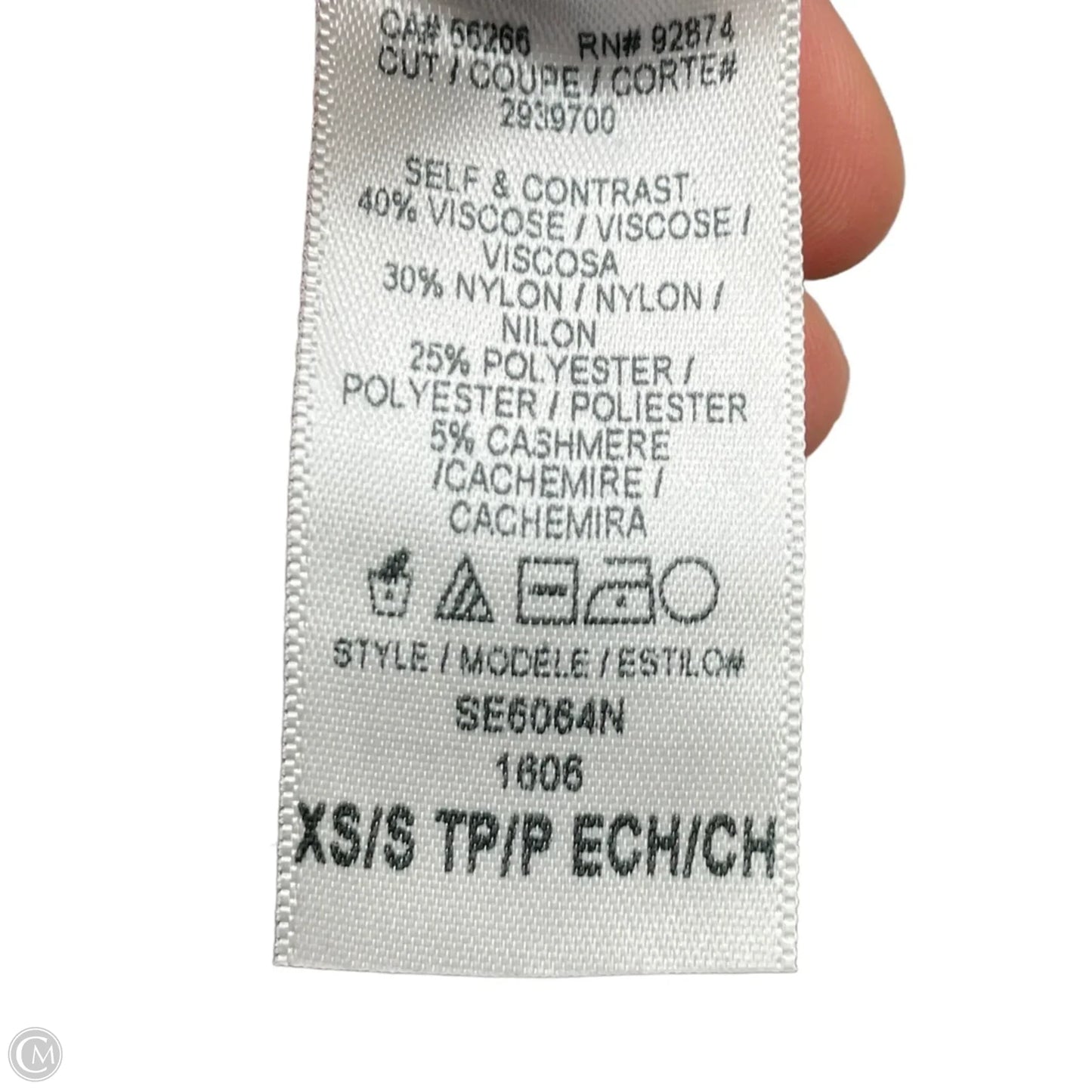 Poncho By Splendid In Cream & Tan, Size: Xs