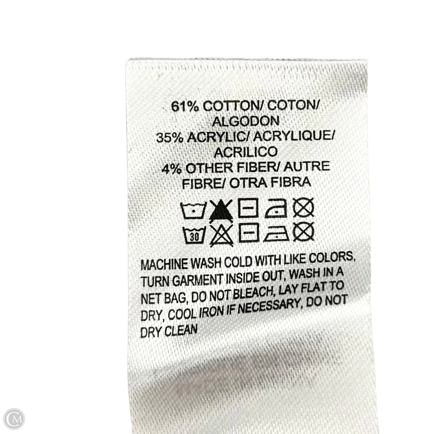 Sweater Cardigan By Lucky Brand In Orange & Tan, Size: M