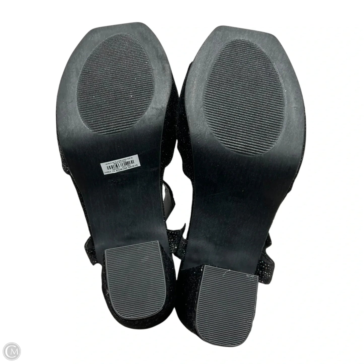 Sandals Heels Block By Torrid In Black, Size: 13ww