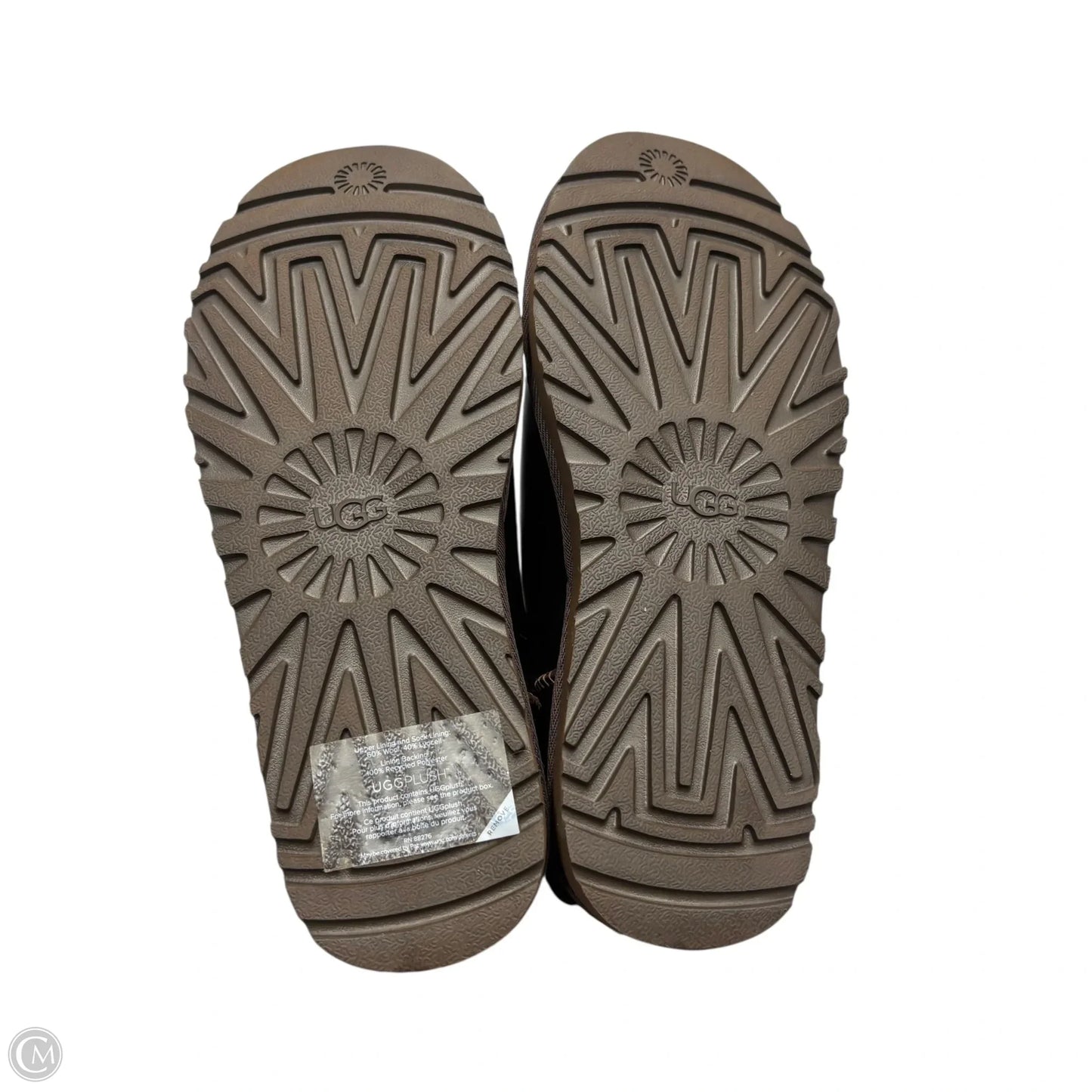 Boots Designer By Ugg In Brown, Size: 7