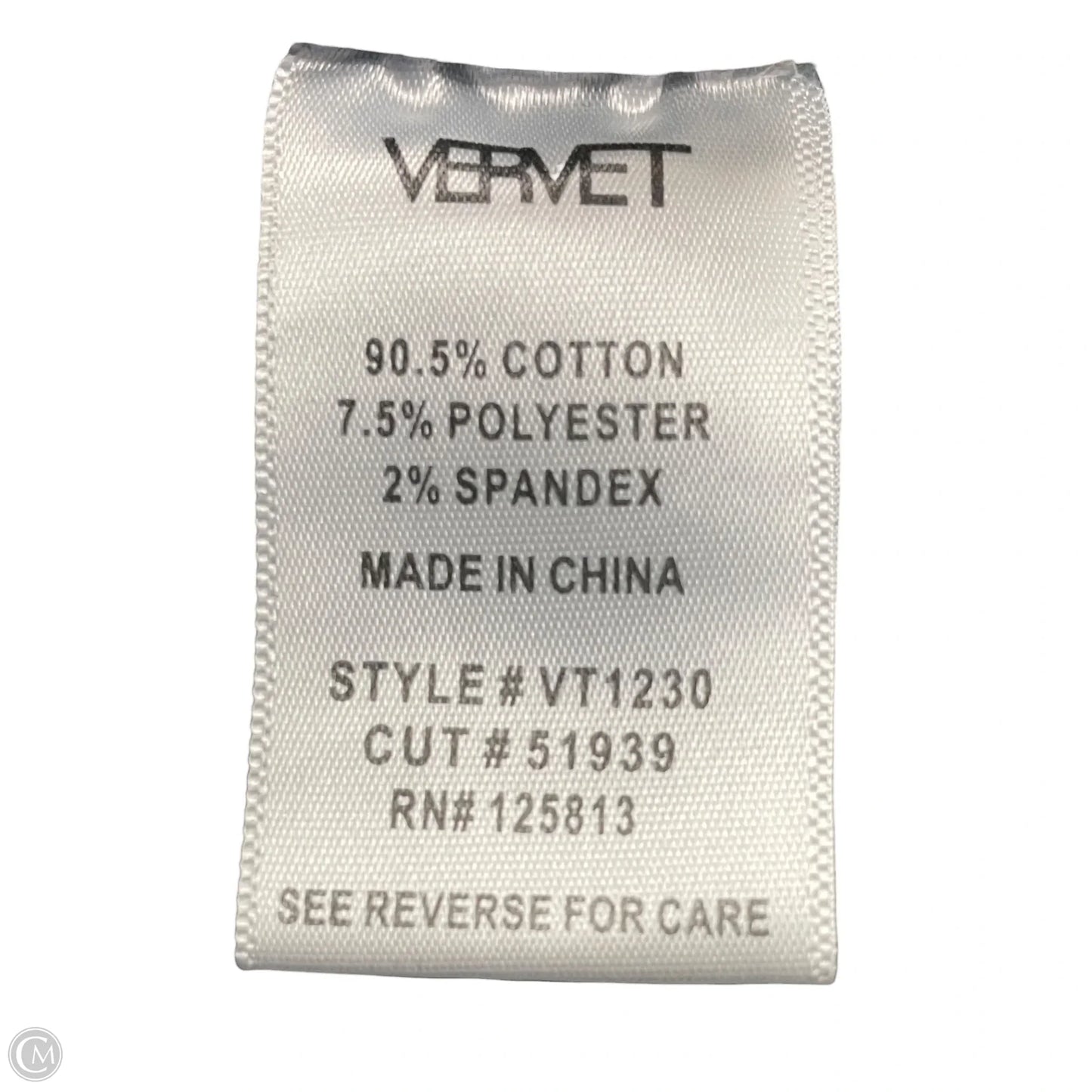 Jeans Wide Leg By Vervet In Blue Denim, Size: 8