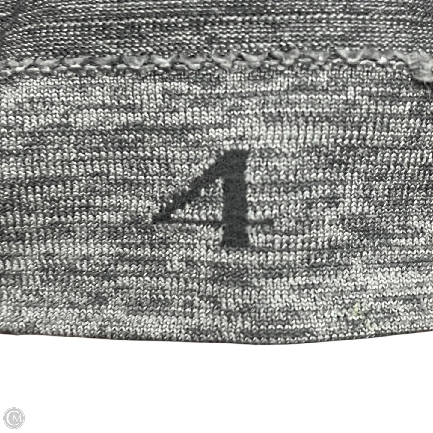 Athletic Top Short Sleeve By Lululemon In Grey, Size: S
