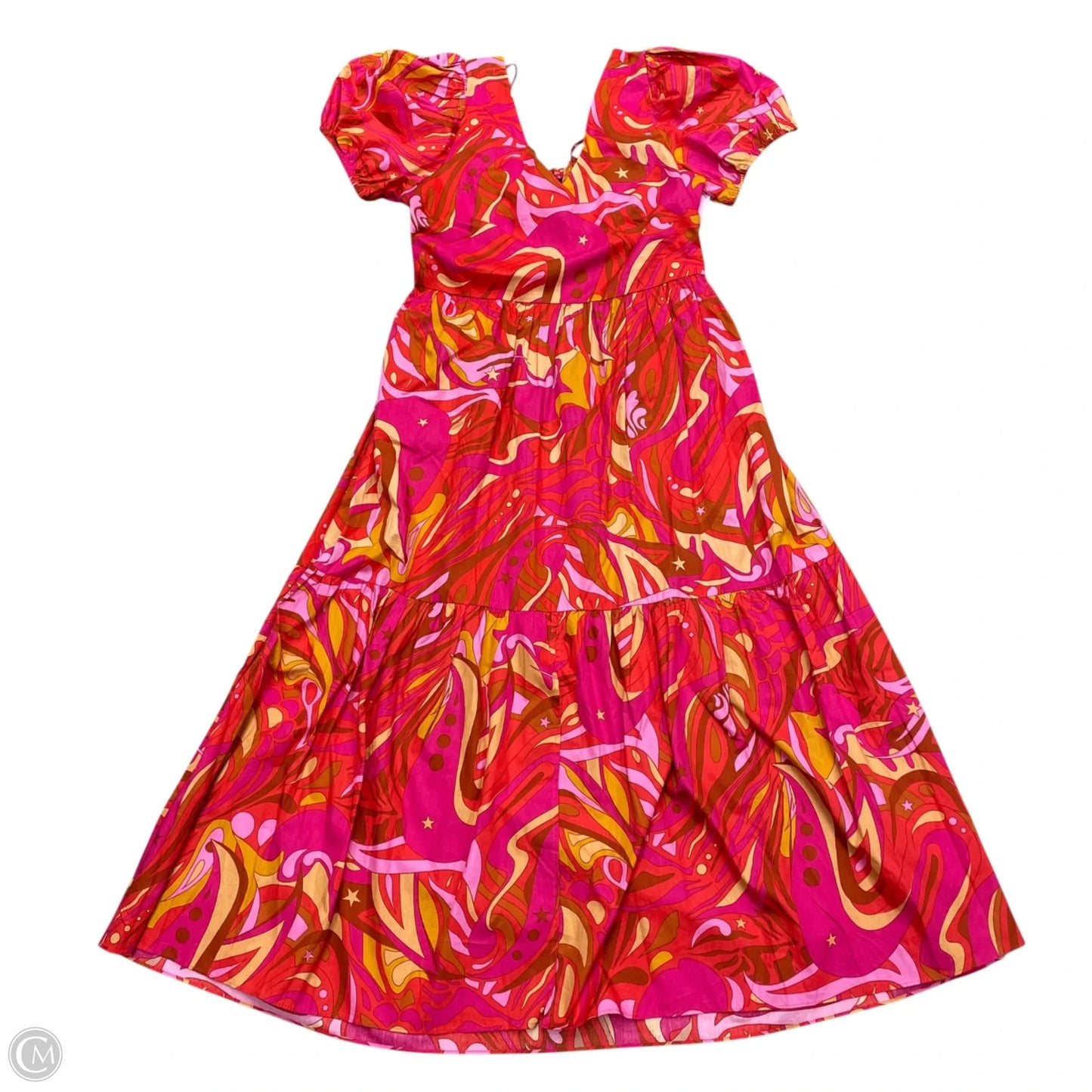 Dress Casual Maxi By 1.state In Pink & Red, Size: Xl