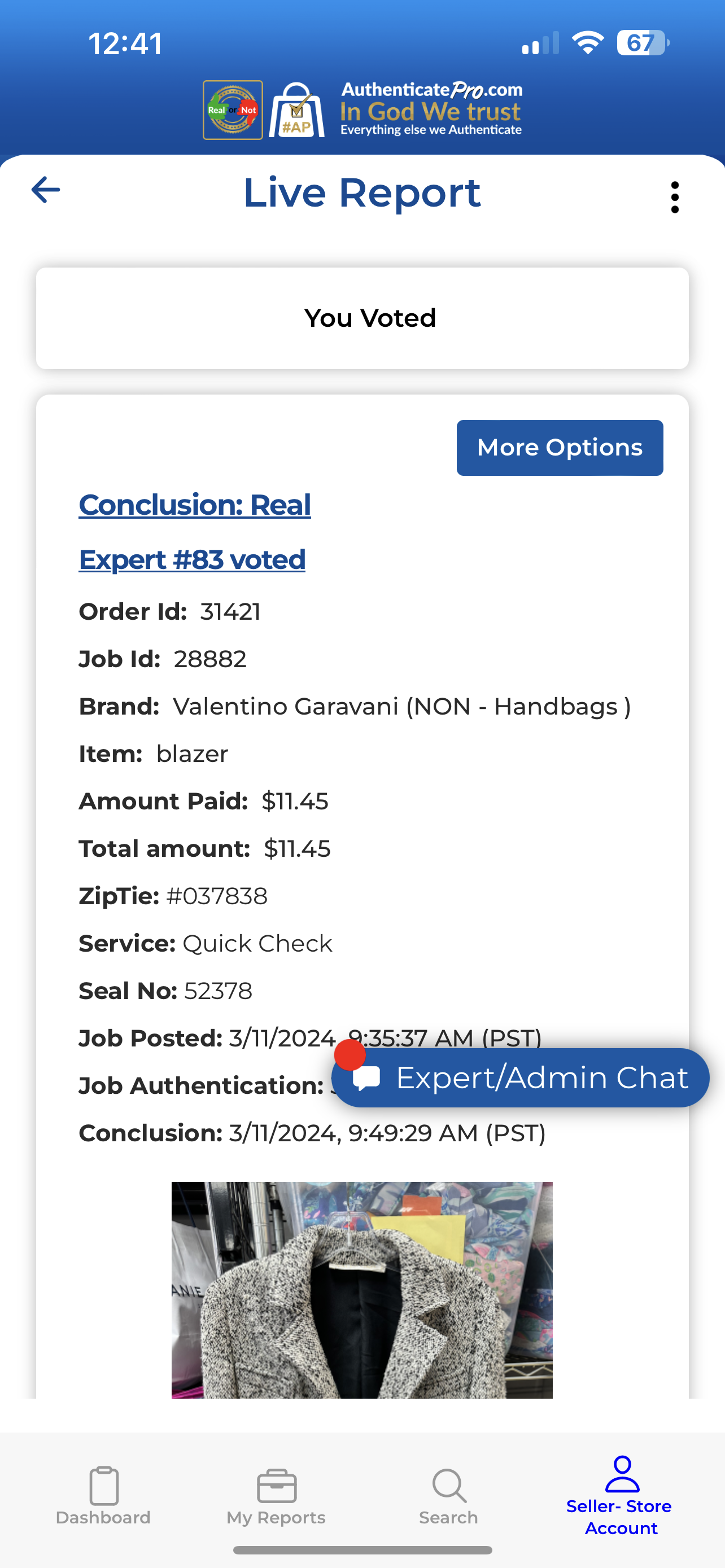 Blazer Luxury Designer By Valentino-garavani Size: S