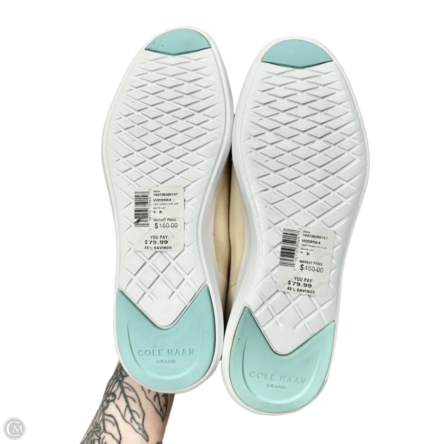 Shoes Flats By Cole-haan In Cream, Size: 8