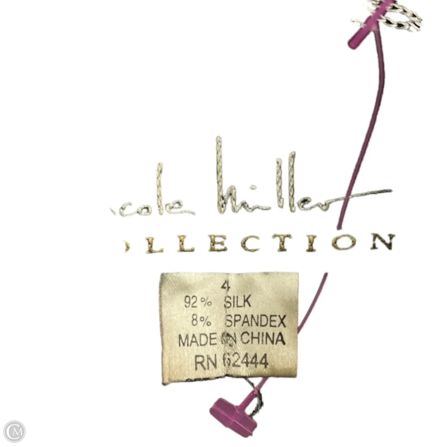 Dress Party Short By Nicole Miller In Black & White, Size: S