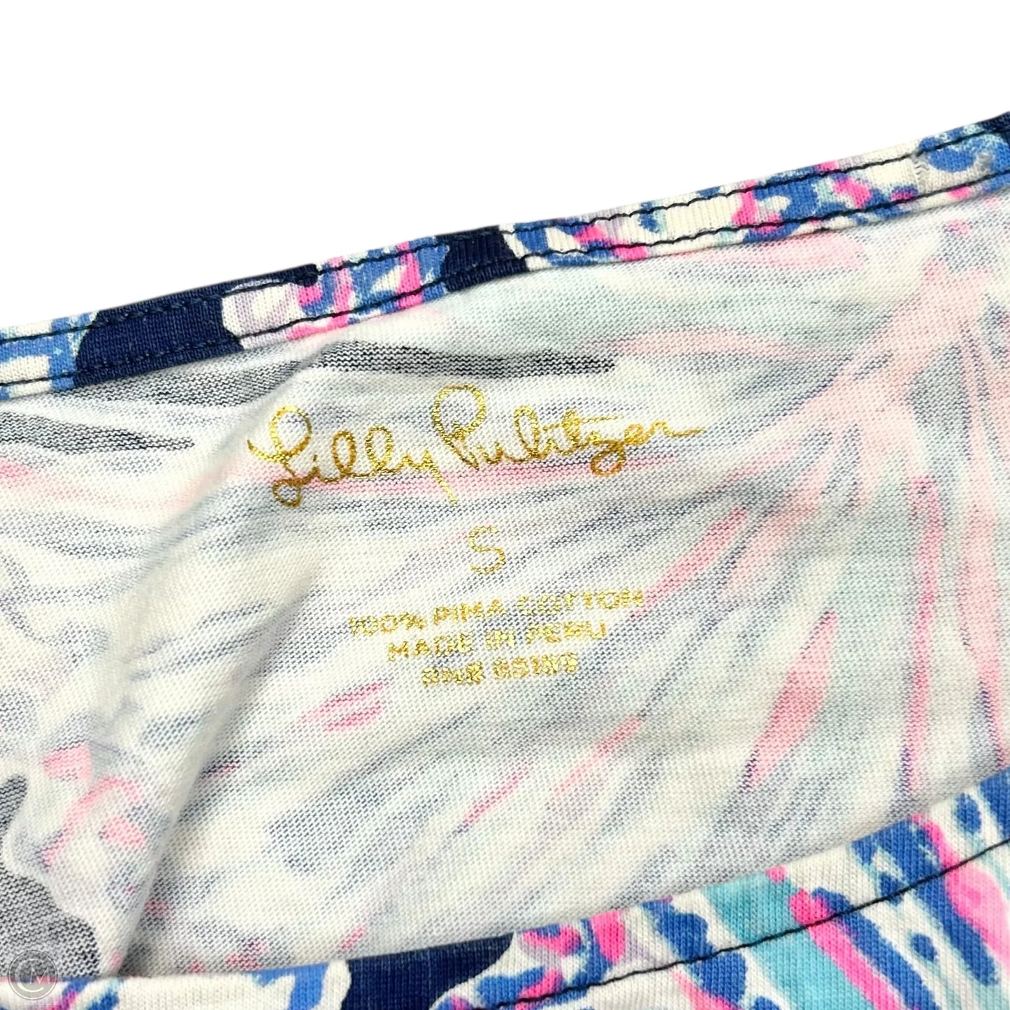Dress Designer By Lilly Pulitzer In Blue & Pink, Size: S