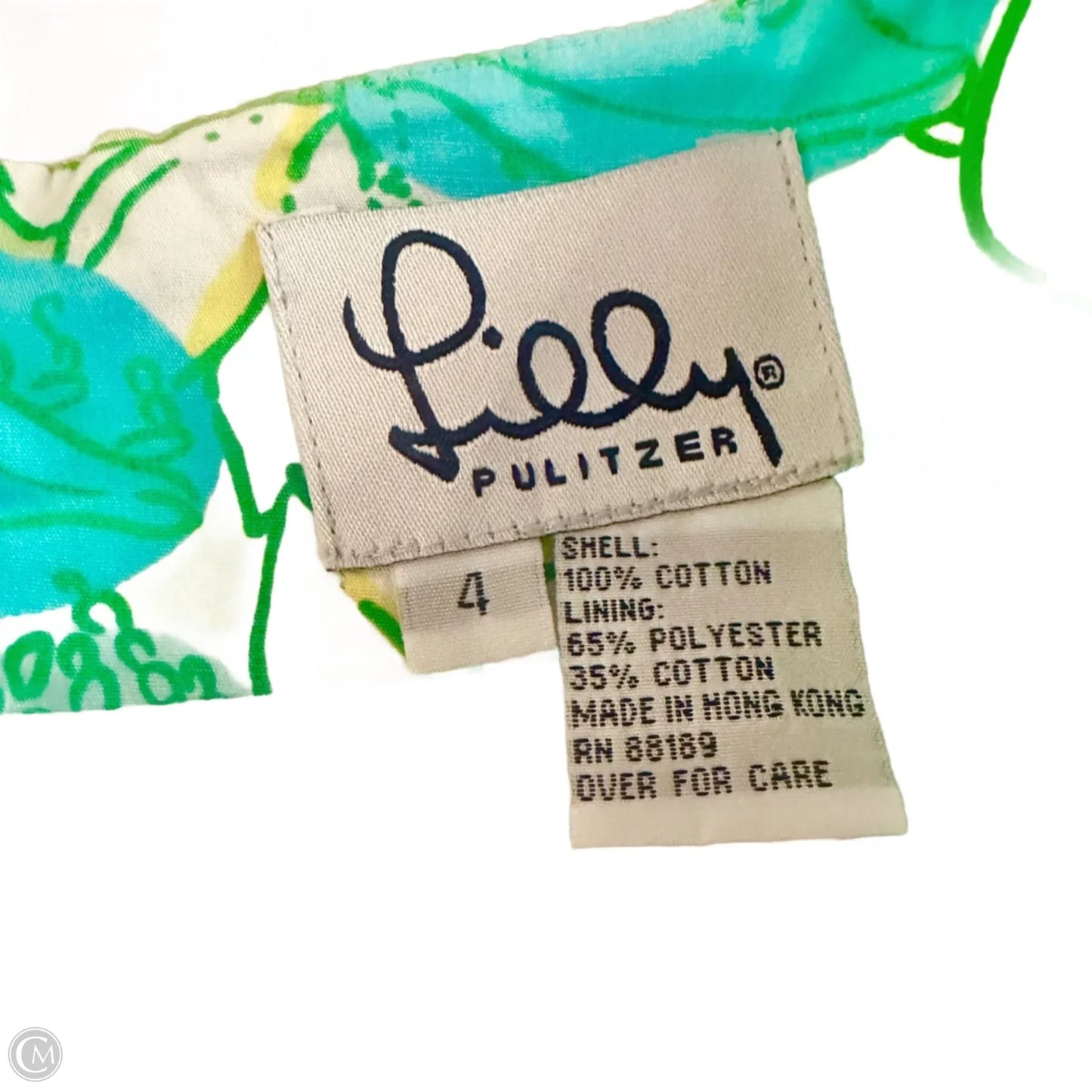 Skirt Designer By Lilly Pulitzer In Blue & Green, Size: 4