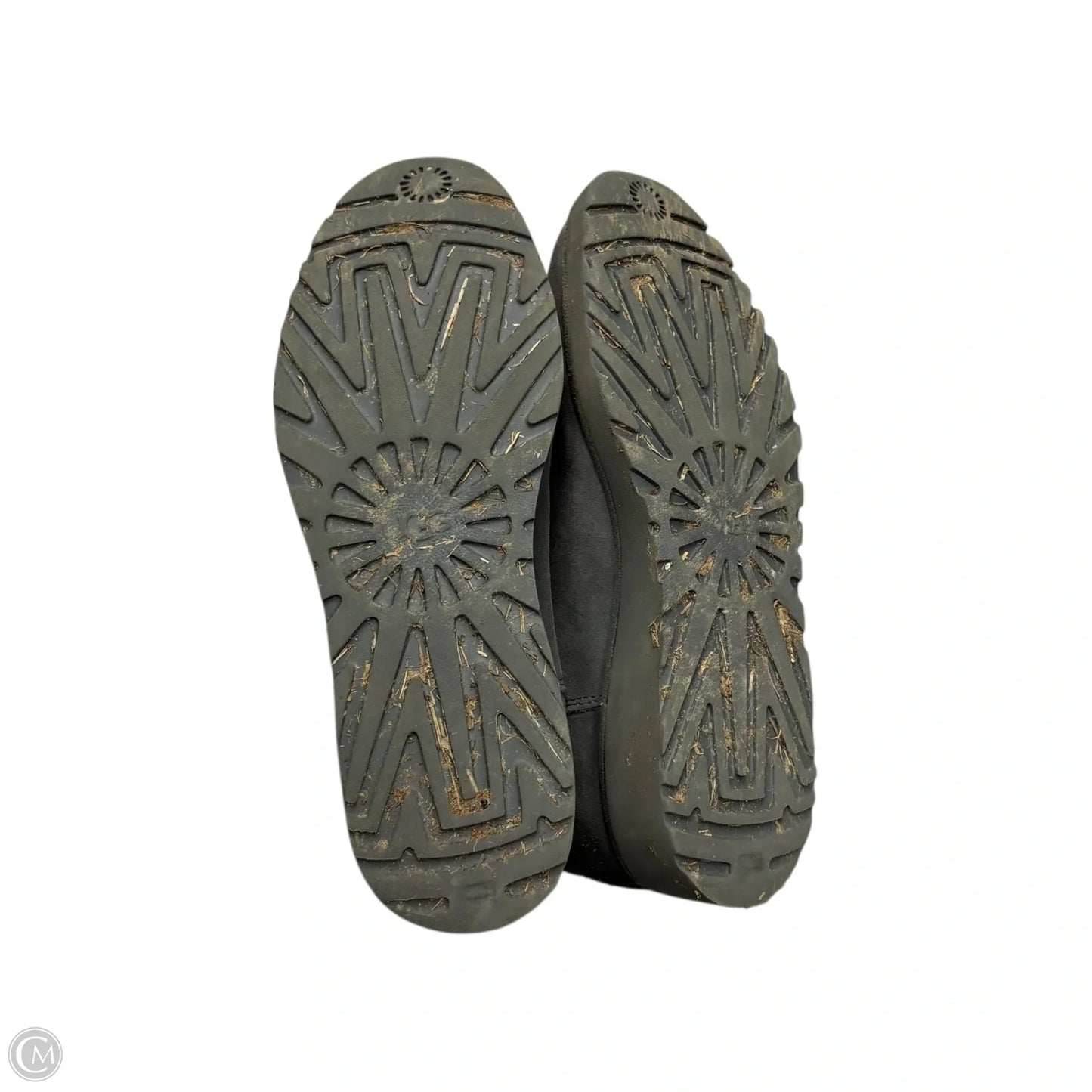 Boots Designer By Ugg In Grey, Size: 9.5