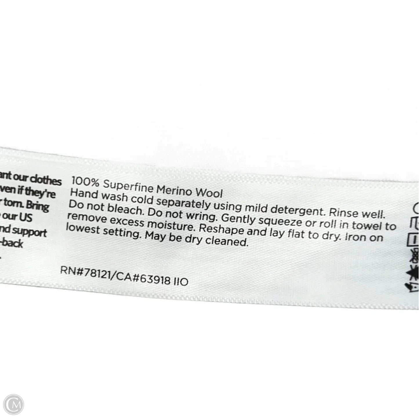 Top 3/4 Sleeve By Eileen Fisher In Navy, Size: S