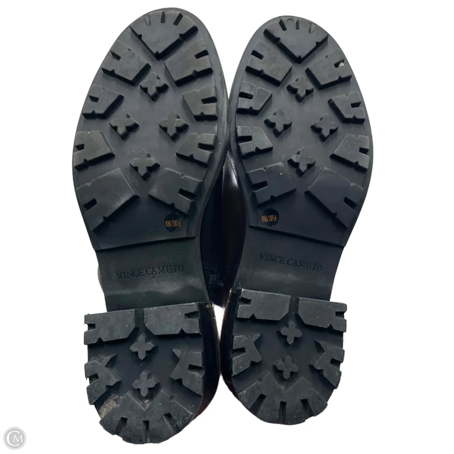 Boots Mid-calf Flats By Vince Camuto In Black & Gold, Size: 8