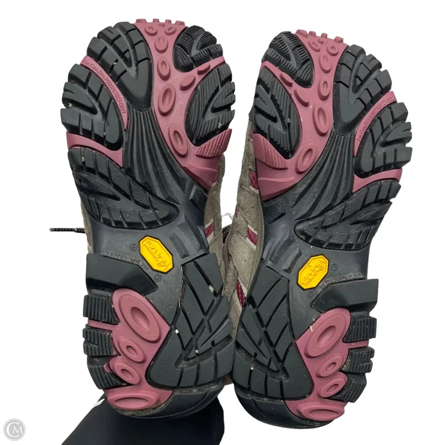 Boots Hiking By Merrell In Brown & Pink, Size: 9.5