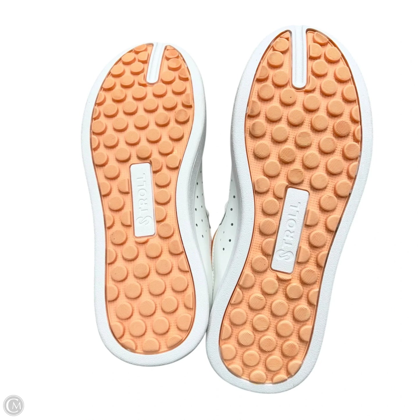 Shoes Athletic By Troll In Orange & White, Size: 7