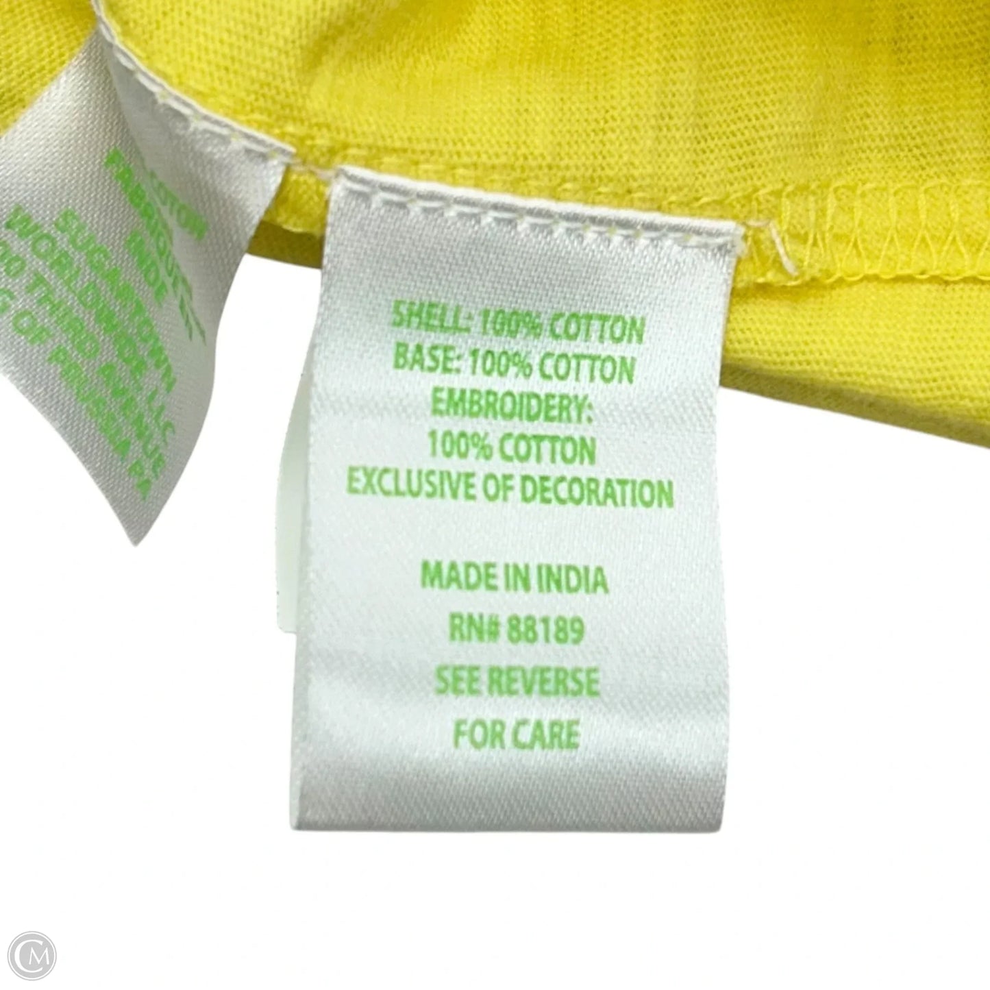 Top Sleeveless Designer By Lilly Pulitzer In Yellow, Size: M