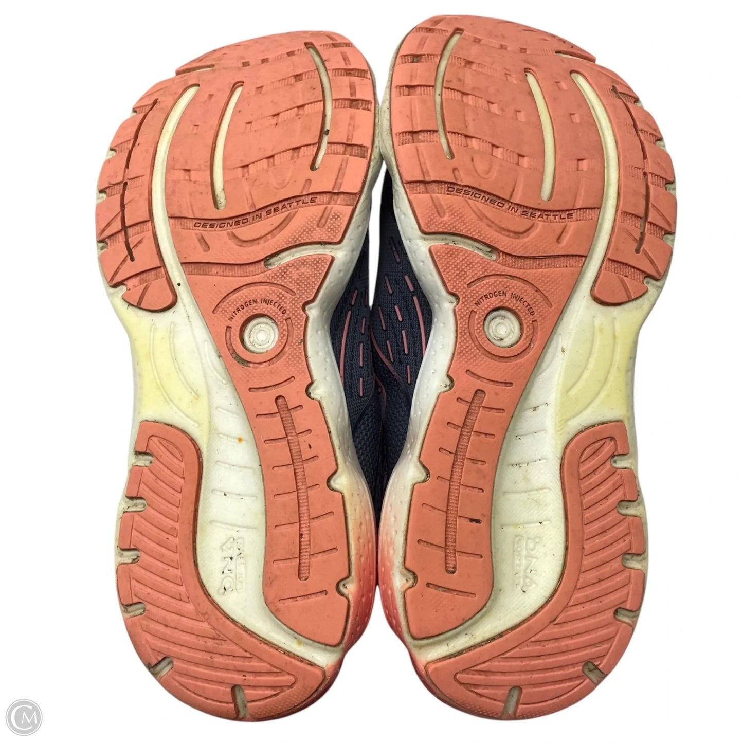 Shoes Athletic By Brooks In Blue & Orange, Size: 7.5