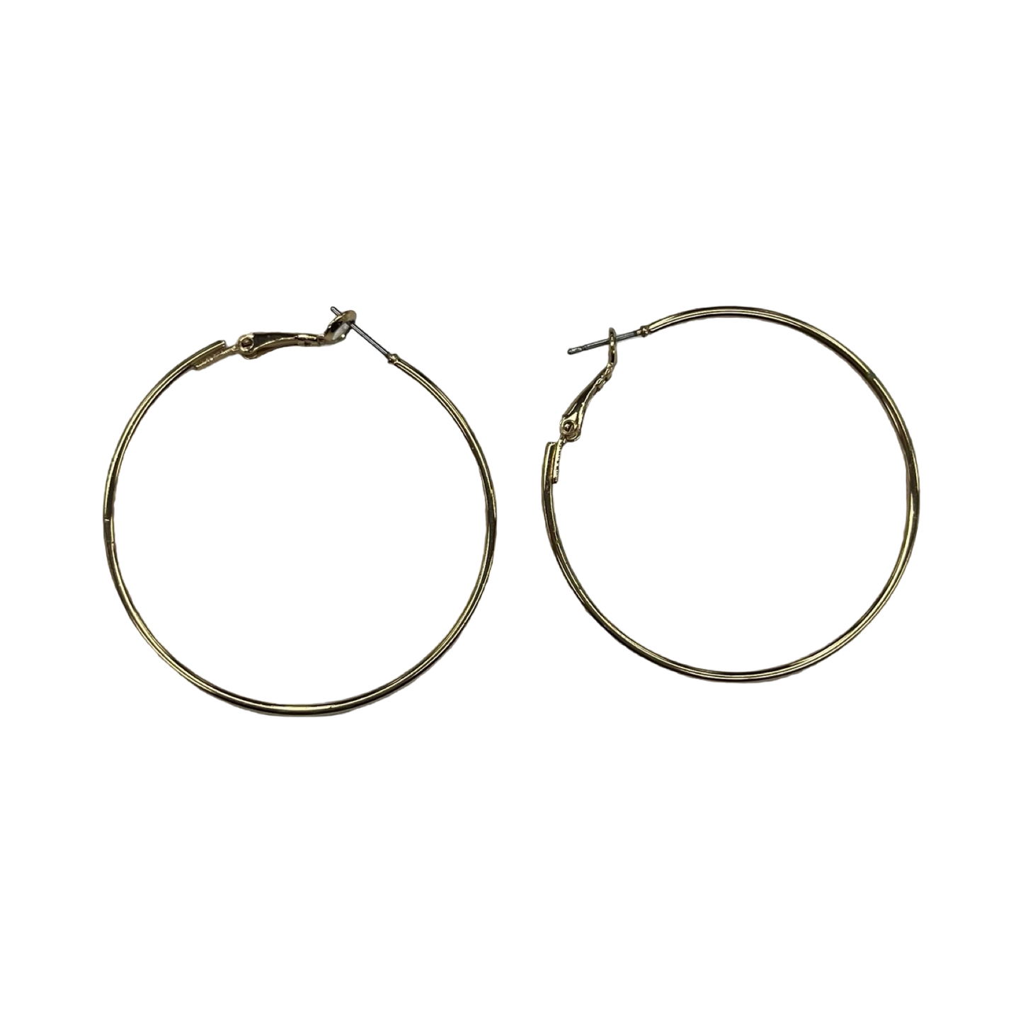 Earrings Hoop By Clothes Mentor In Gold