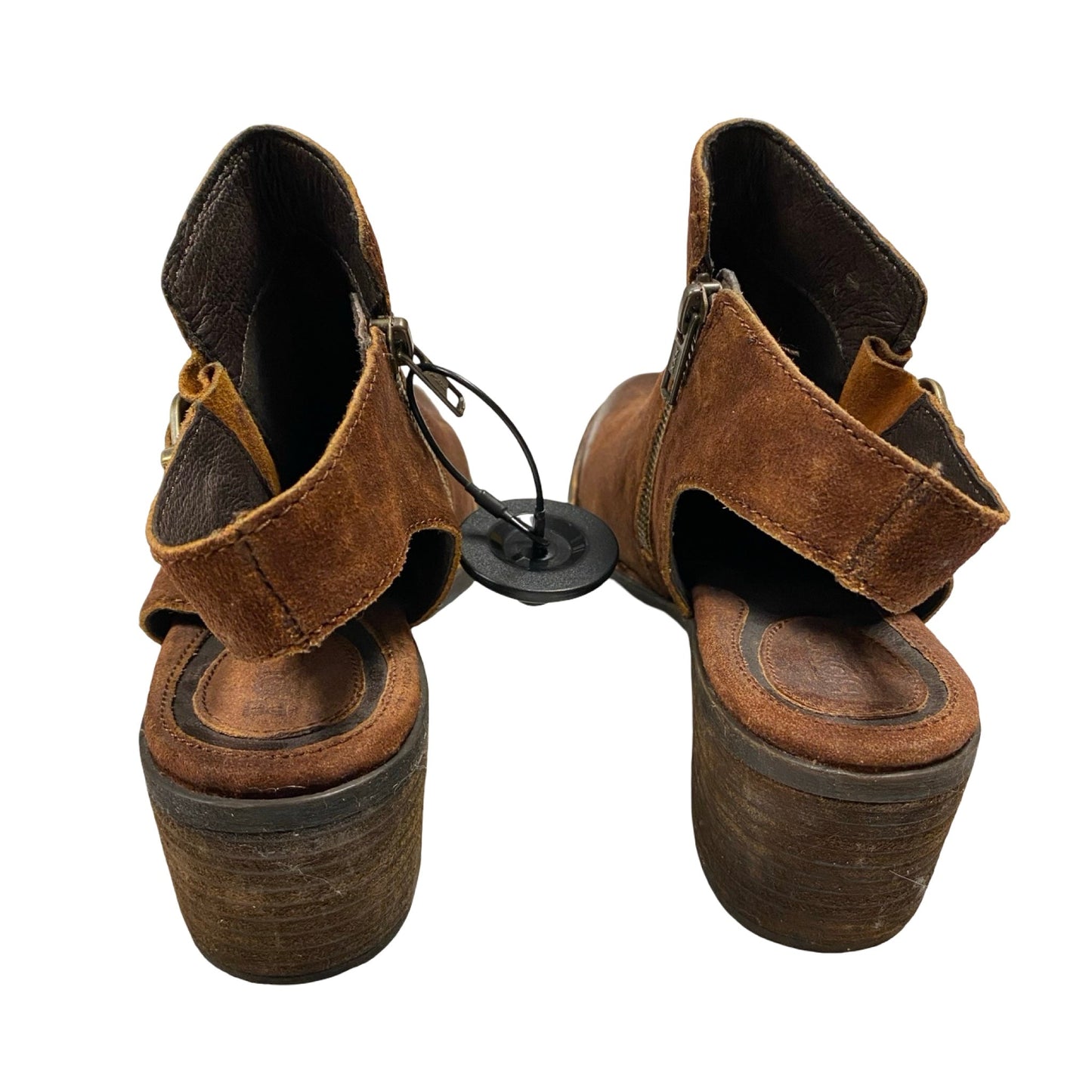Shoes Heels Block By Born In Brown, Size:8.5
