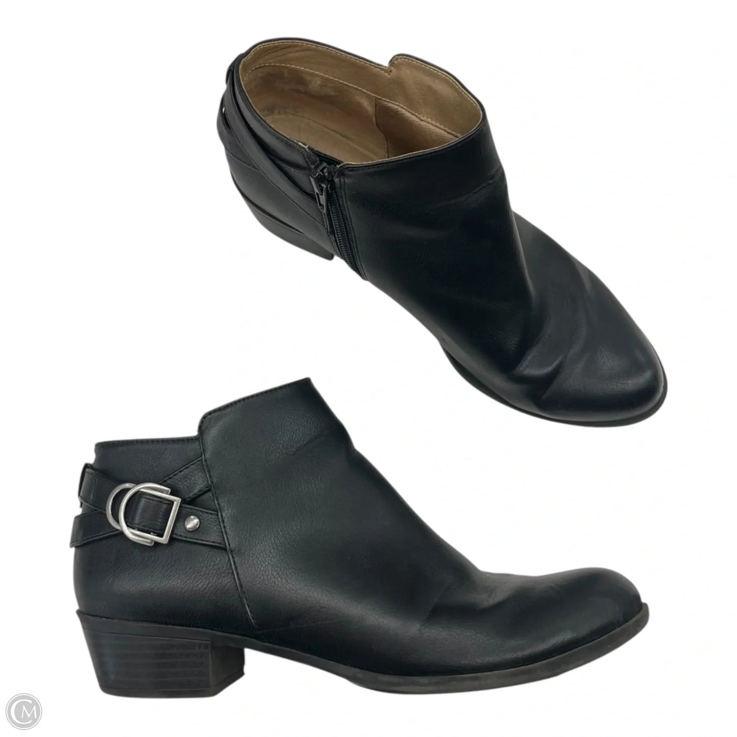 Boots Ankle Heels By Life Stride In Black, Size: 9