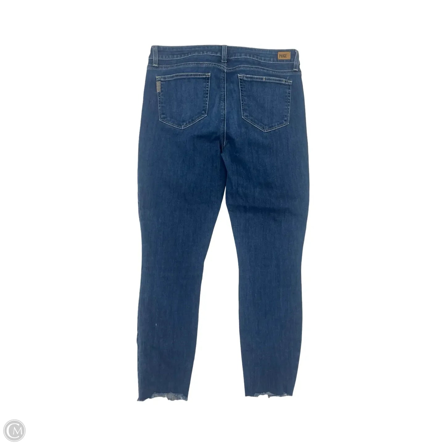 Jeans Skinny By Paige In Blue Denim, Size: 14