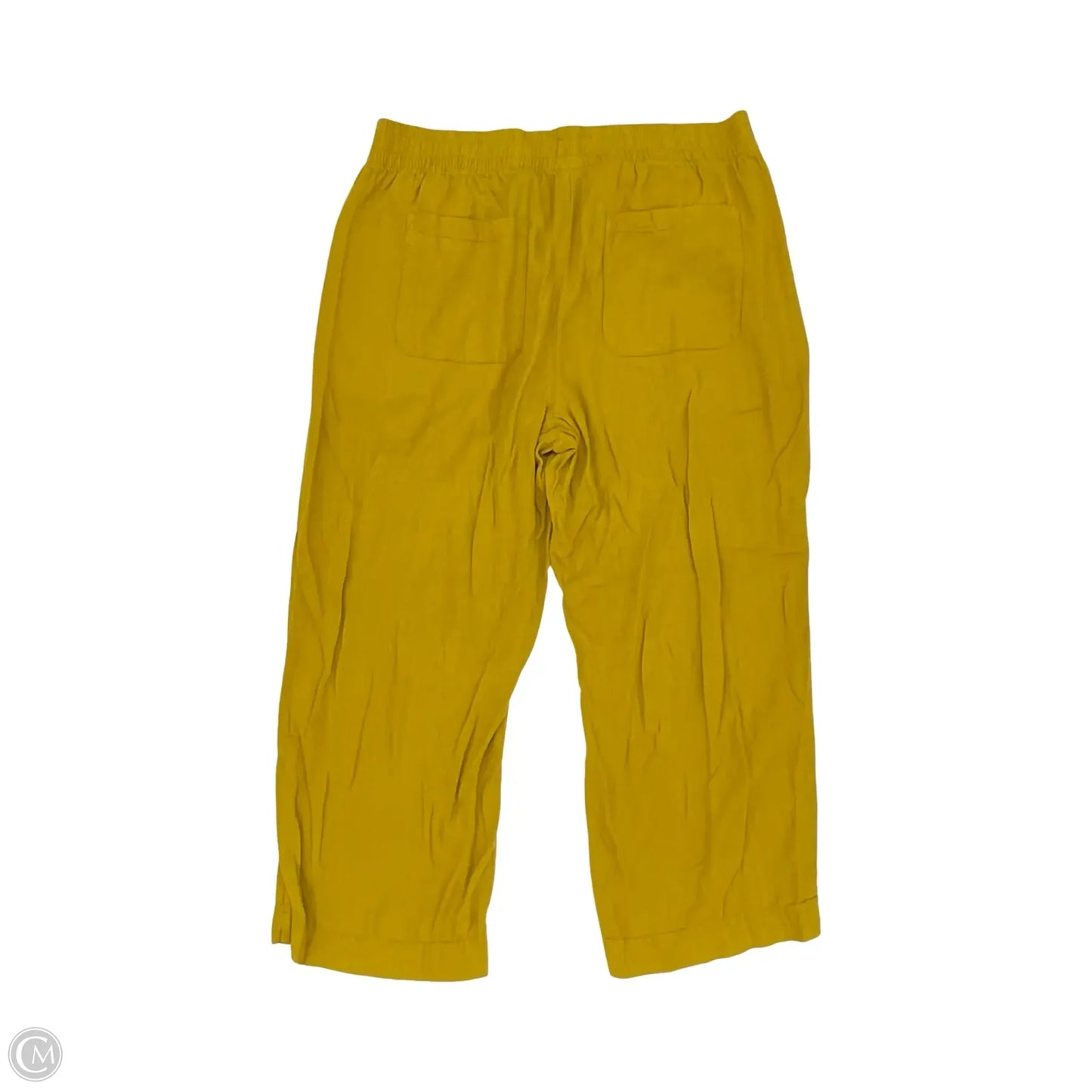 Pants Wide Leg By Old Navy In Yellow, Size: Xl