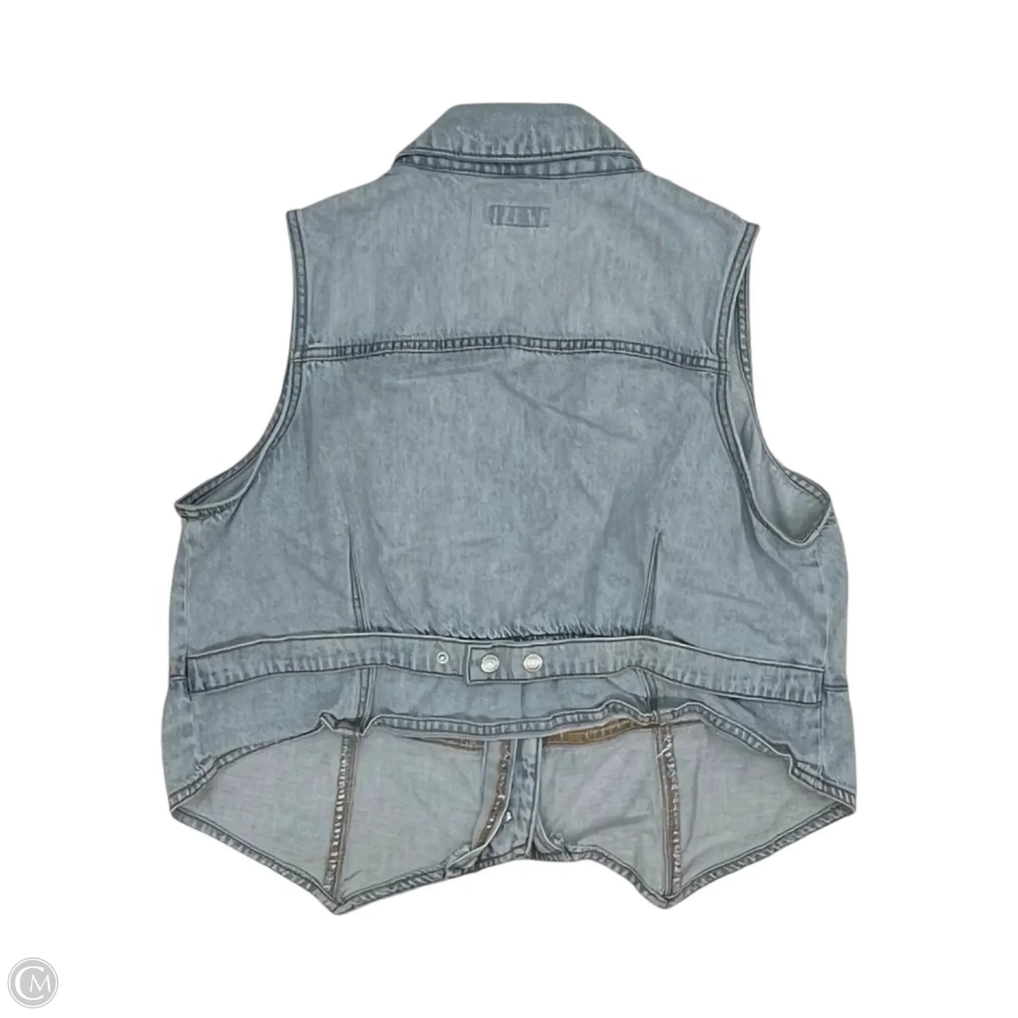 Top Sleeveless By Ava & Viv In Blue Denim, Size: 1x