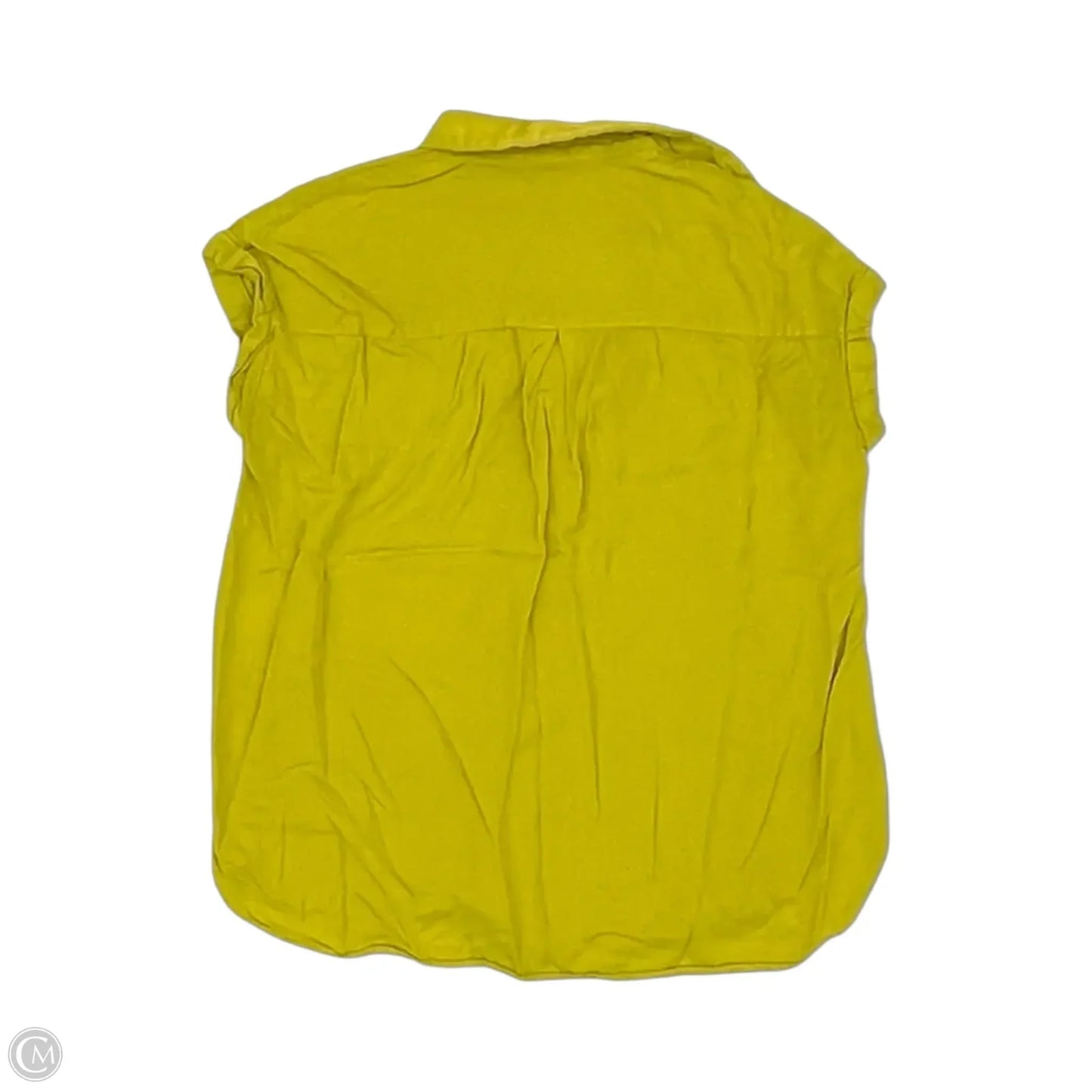 Top Short Sleeve By Rose And Olive In Yellow, Size: S