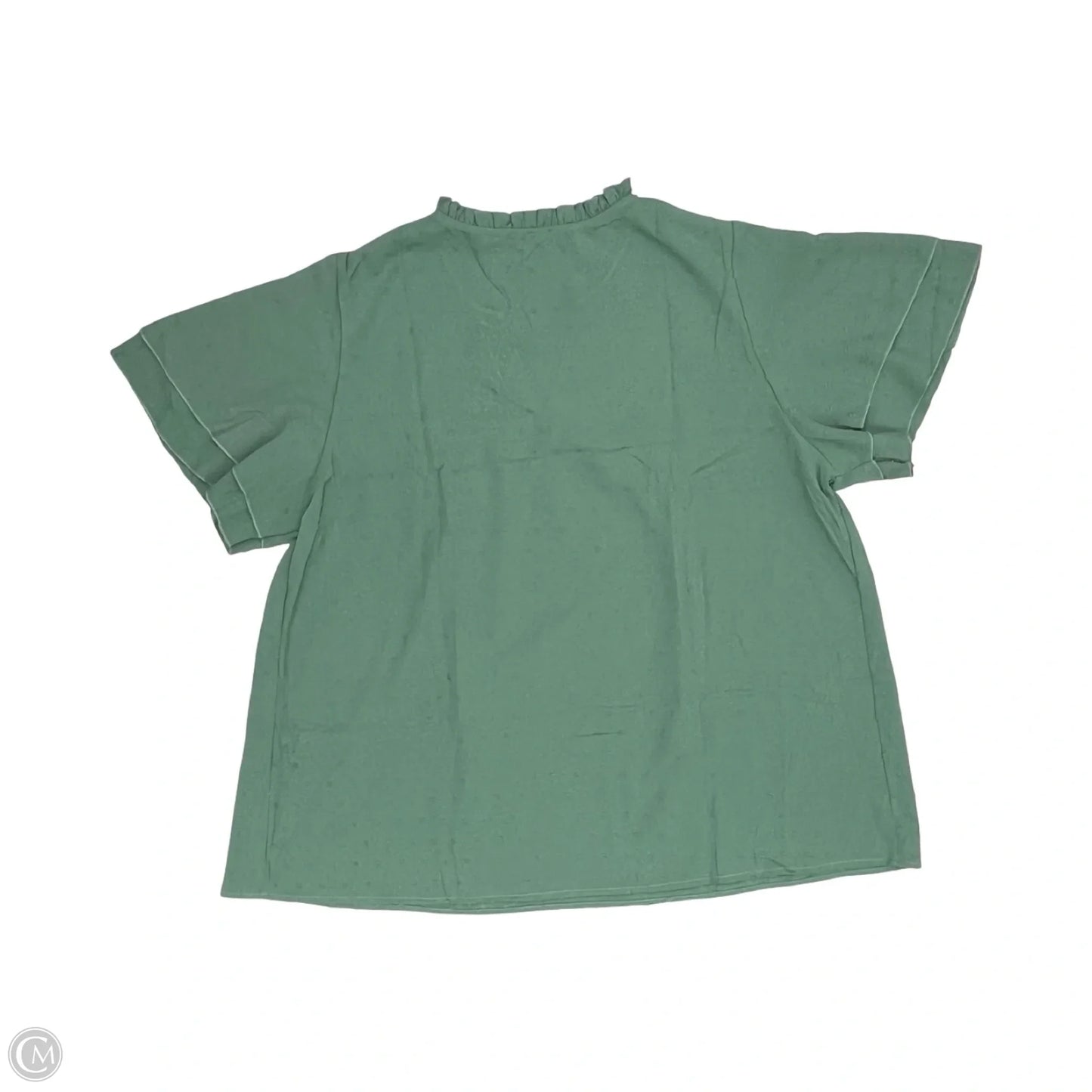 Blouse Short Sleeve By Cmf In Green, Size: 3x