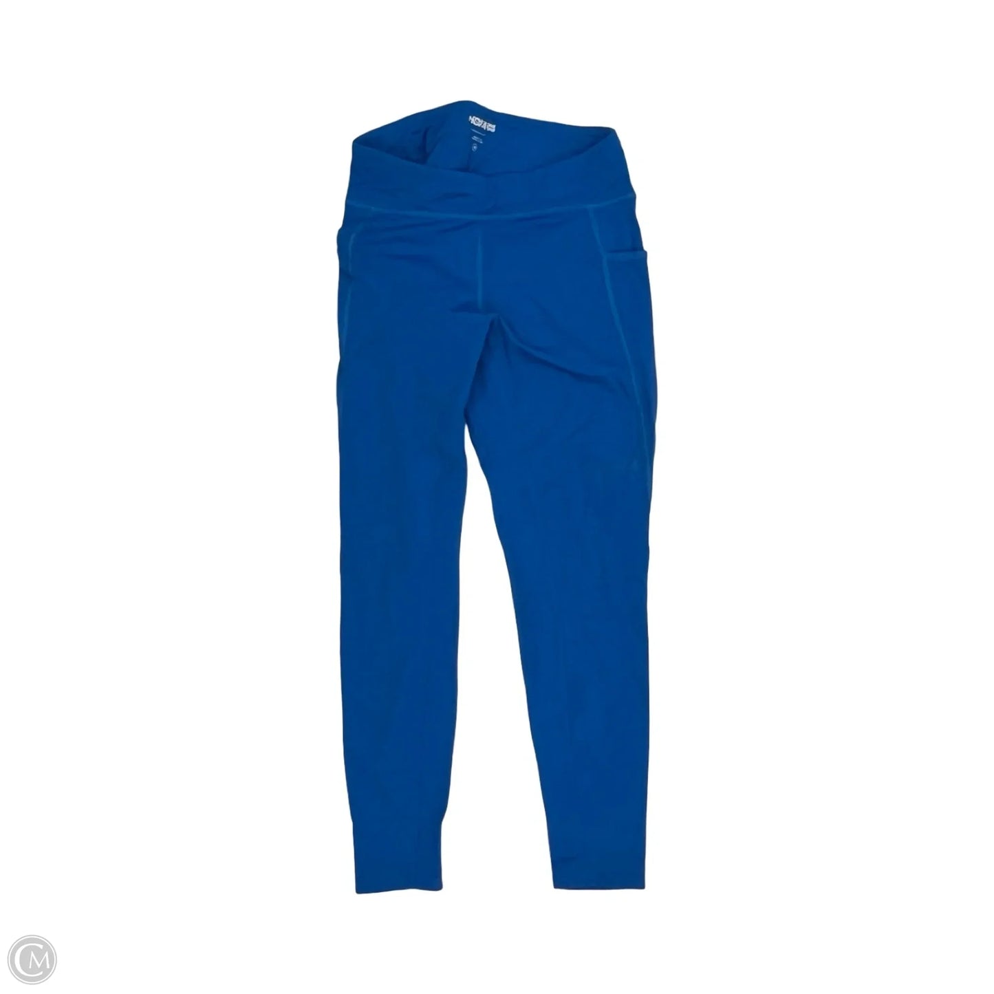Athletic Leggings Capris By Hoka In Blue, Size: M