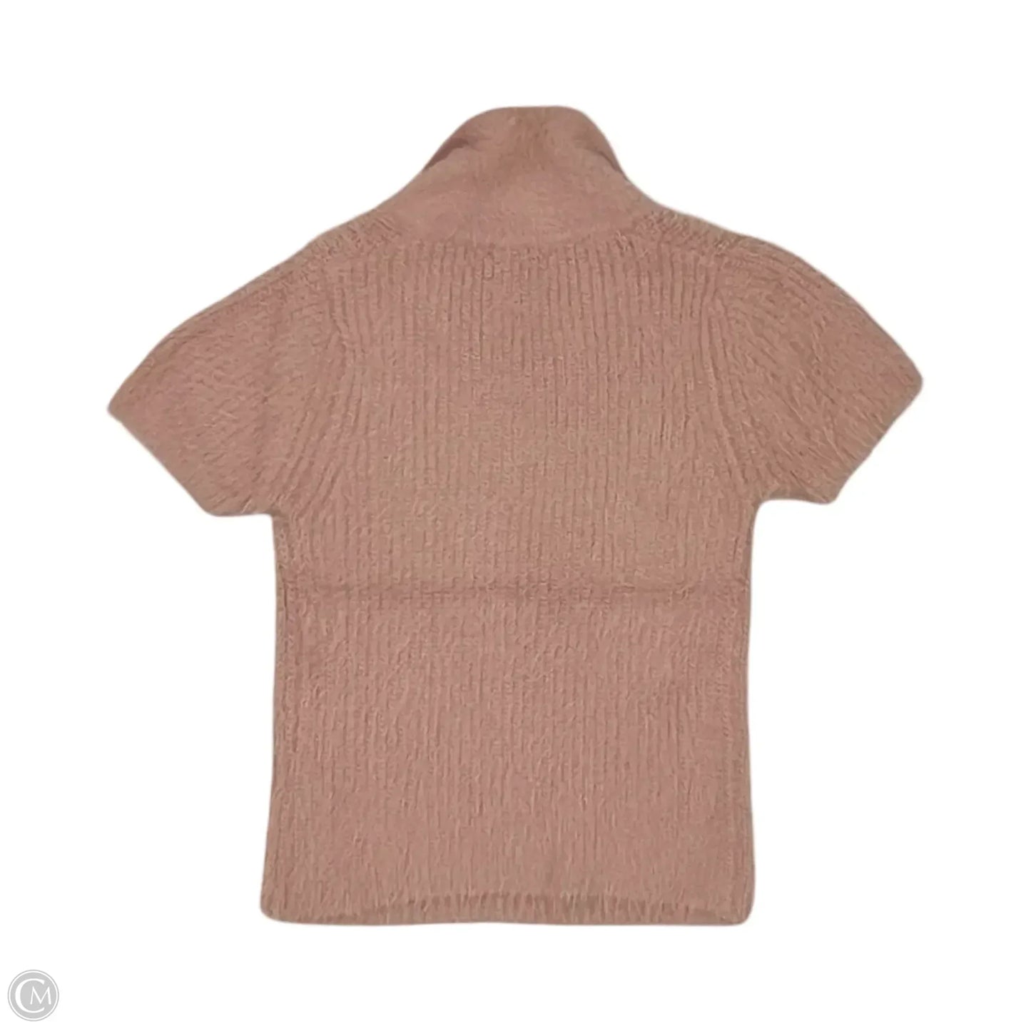 Sweater Short Sleeve By Zara In Pink, Size: S