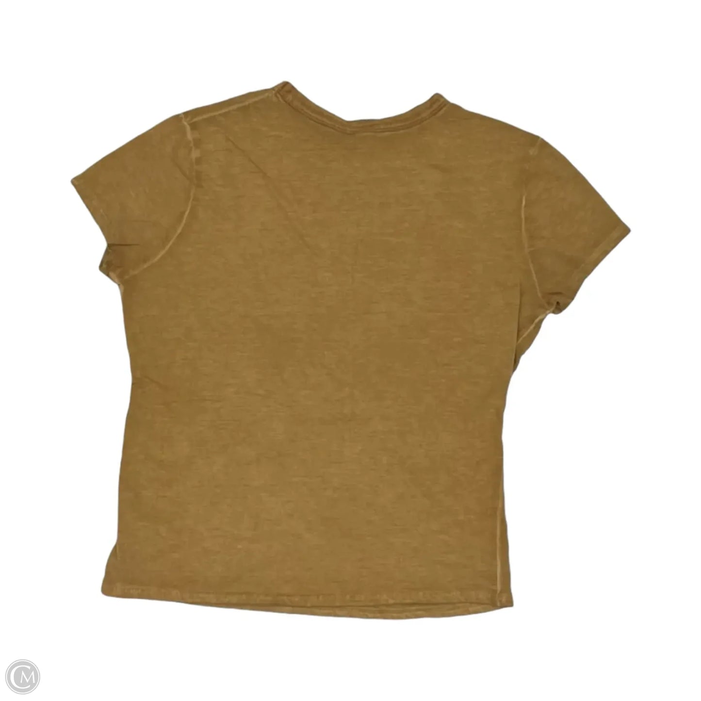 Top Short Sleeve By Wild Fable In Brown, Size: M
