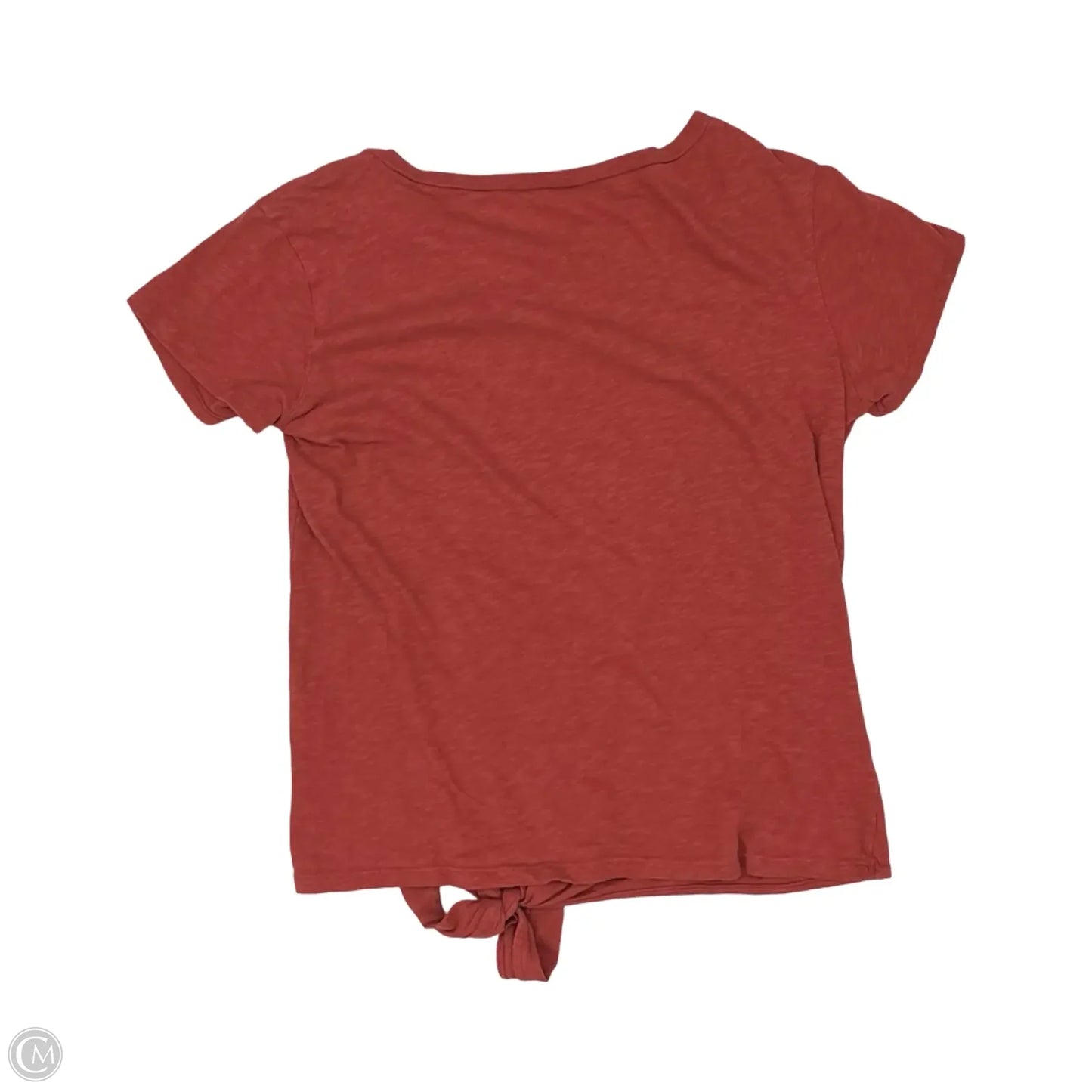 Top Short Sleeve By Caslon In Orange, Size: S