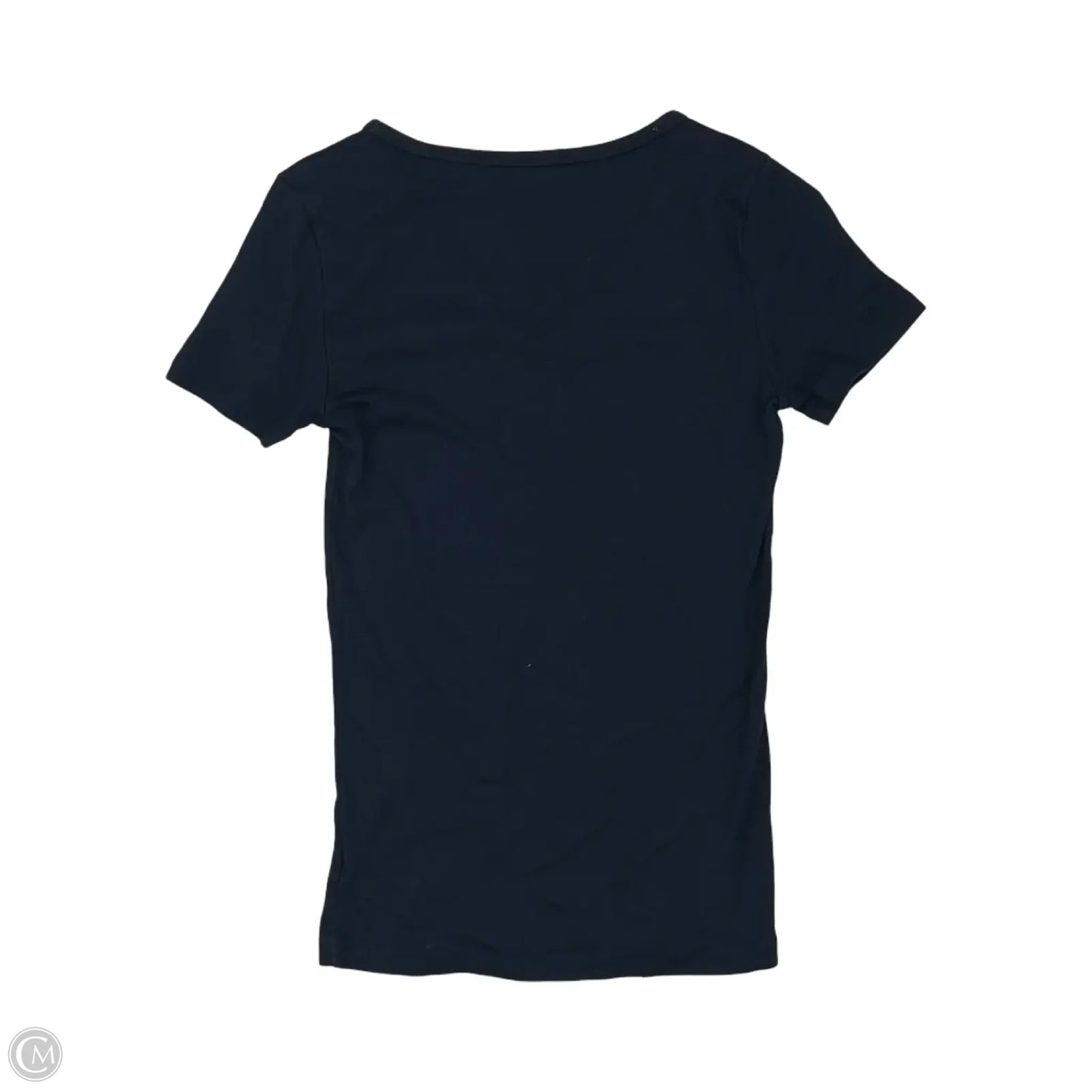 Top Short Sleeve By Gap In Navy, Size: M