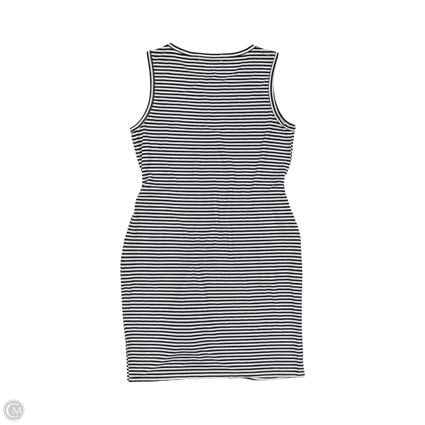 Dress Casual Short By Merokeety In Blue & Cream, Size: M