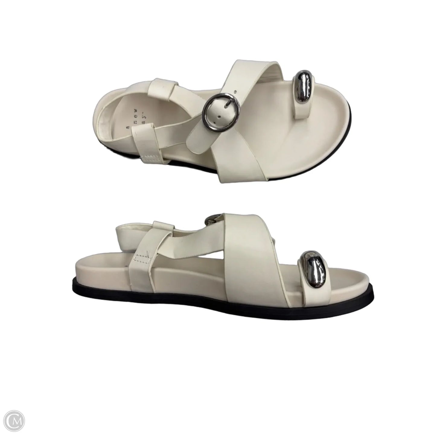 Sandals Flats By A New Day In Cream, Size: 6.5