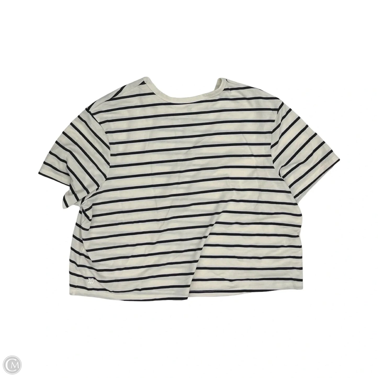 Top Short Sleeve By All In Motion In Black & White, Size: Xl