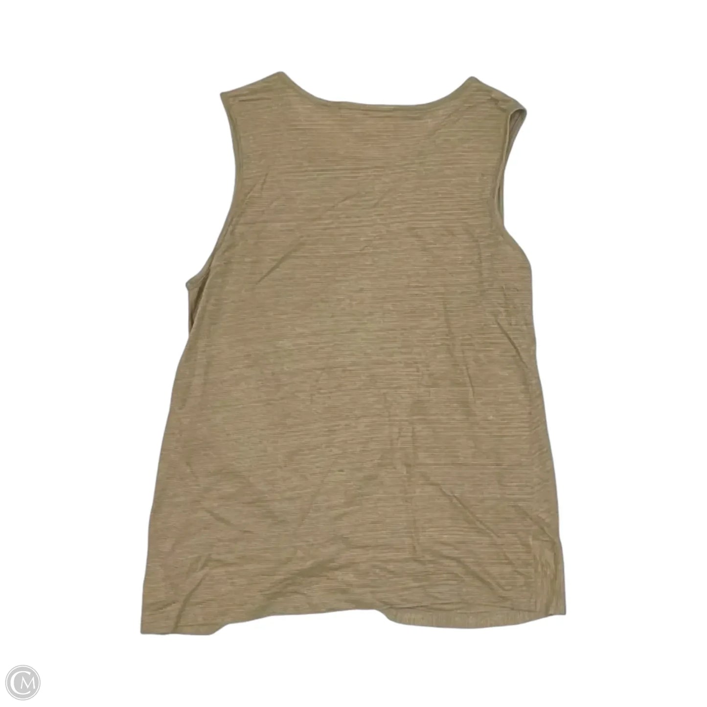 Tank Top By C And C In Grey & Yellow, Size: M