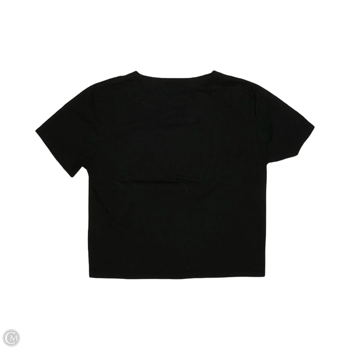 Top Short Sleeve By Shein In Black, Size: L