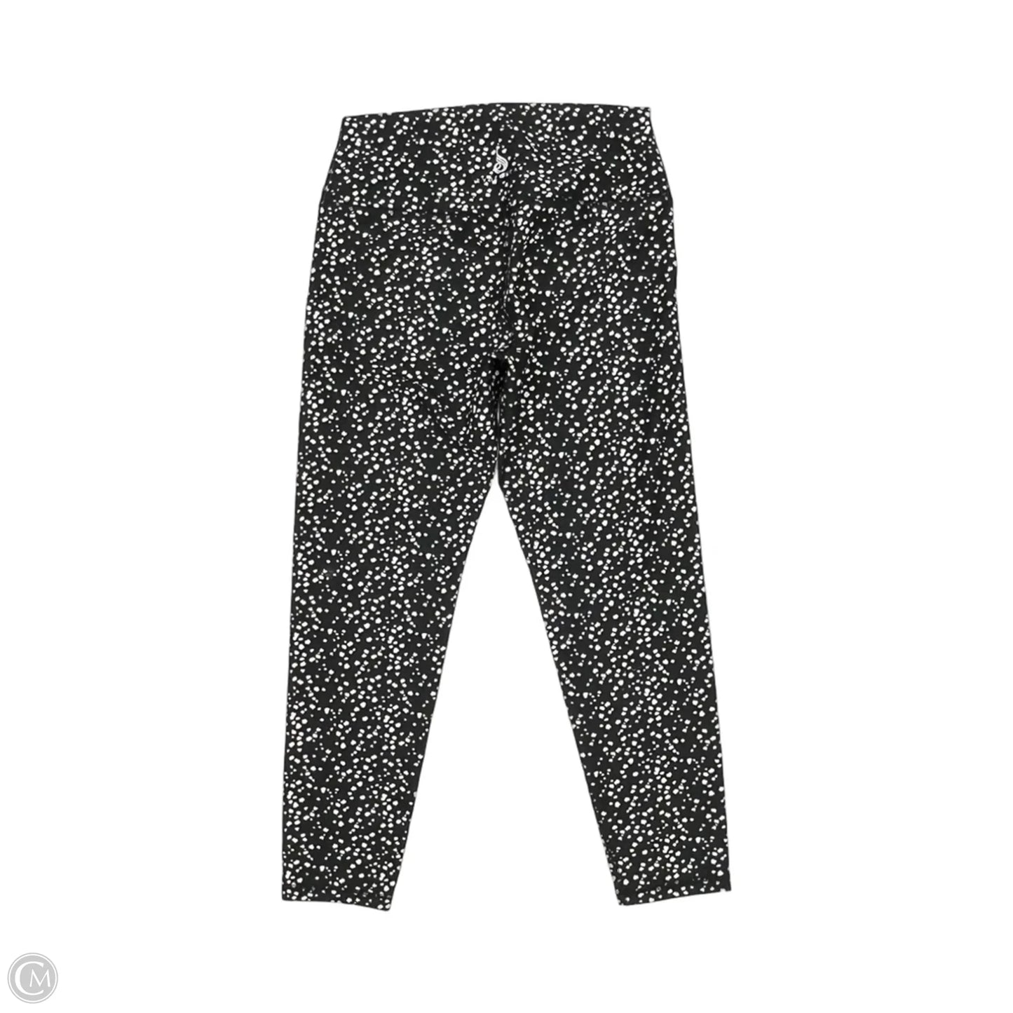 Athletic Leggings By Clothes Mentor In Black & White, Size: M