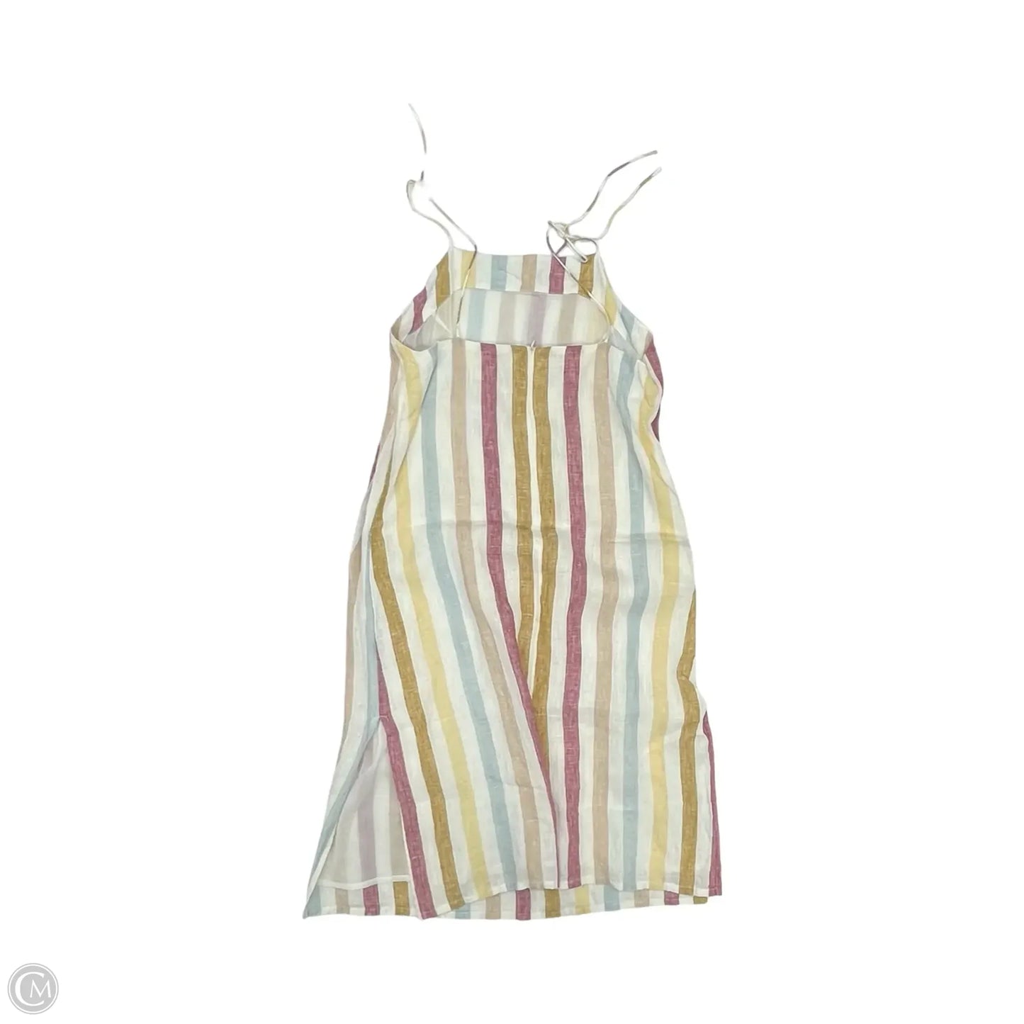 Dress Casual Midi By Clothes Mentor In Striped Pattern, Size: L