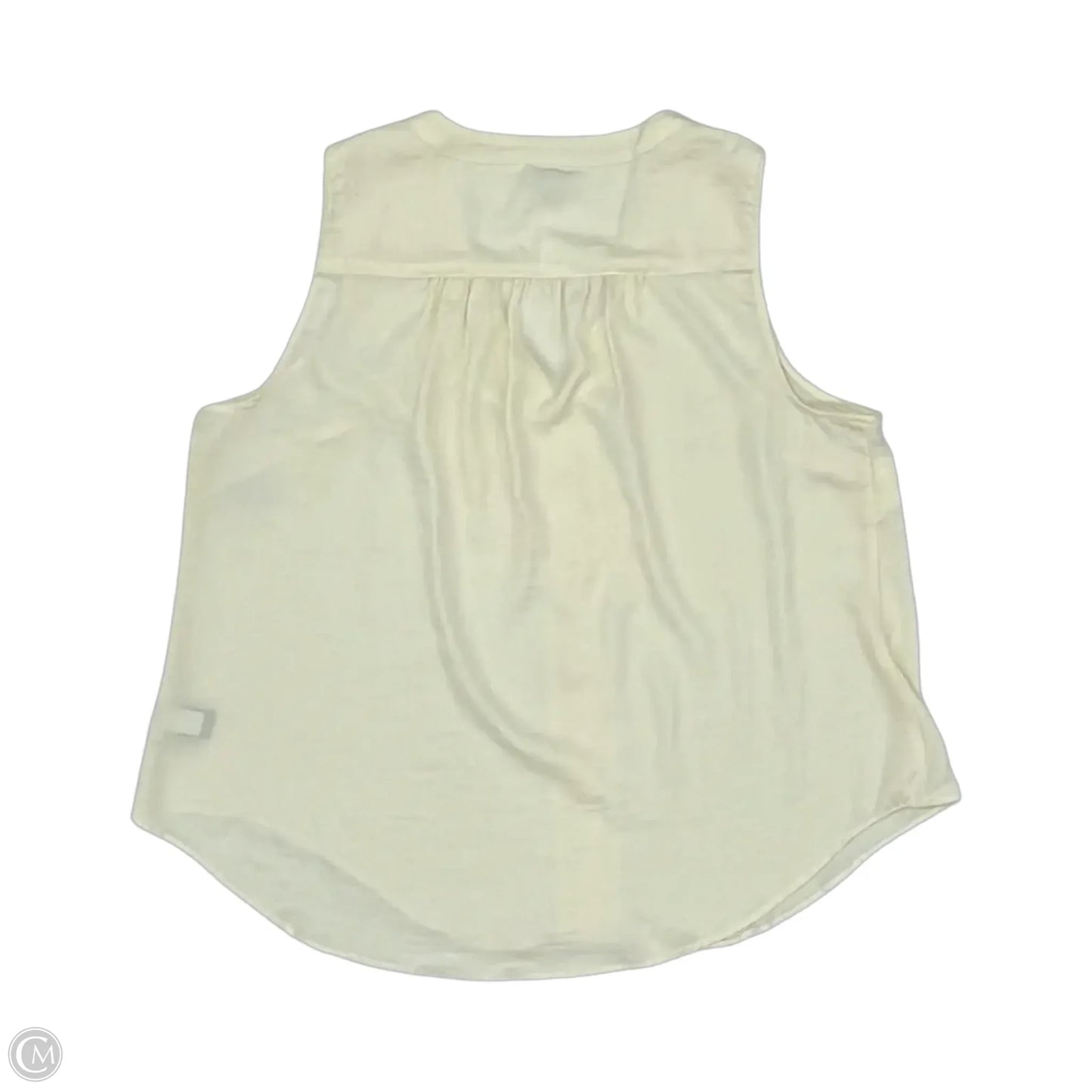 Blouse Sleeveless By Torrid In Tan, Size: 1x