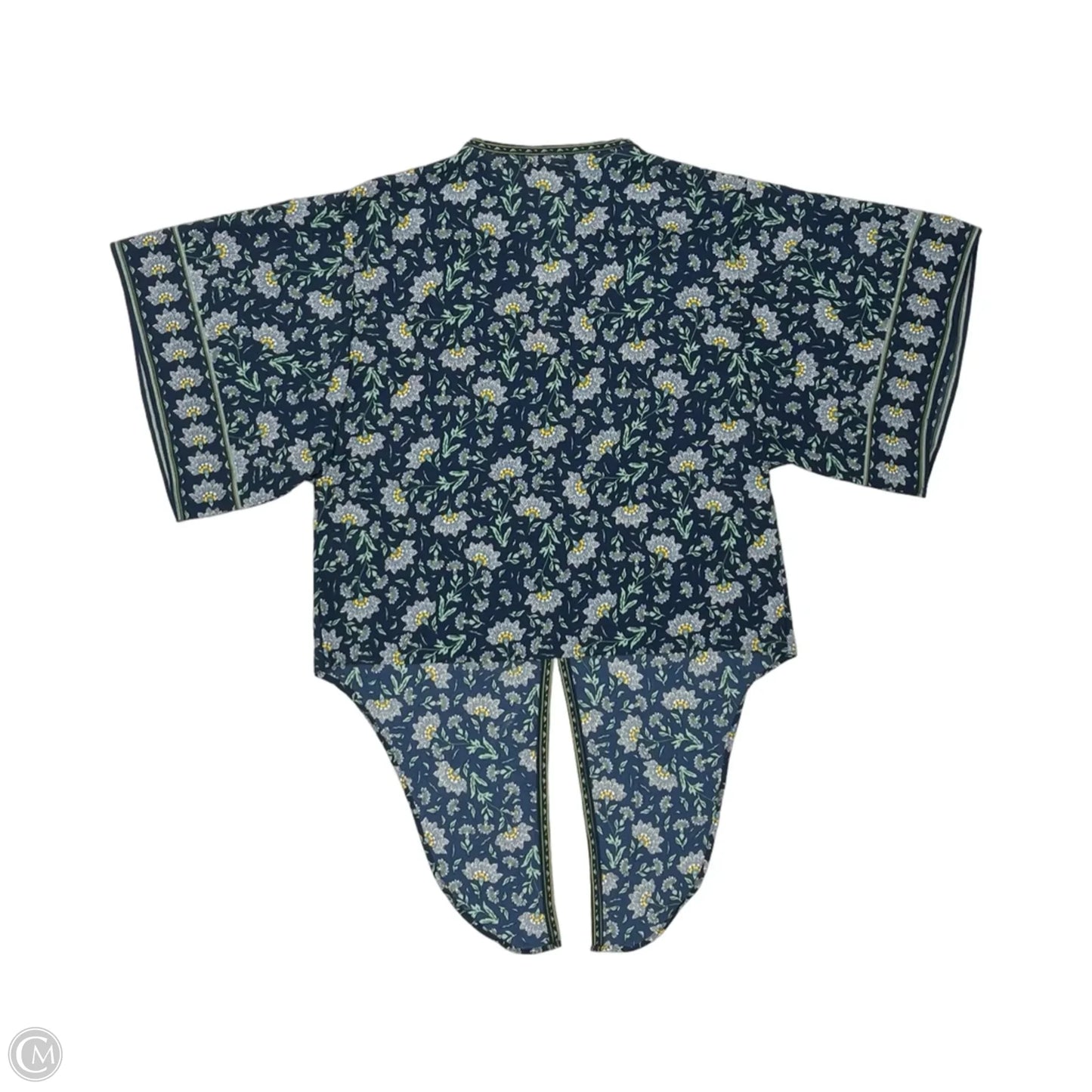 Blouse Short Sleeve By Max Studio In Floral Print, Size: L