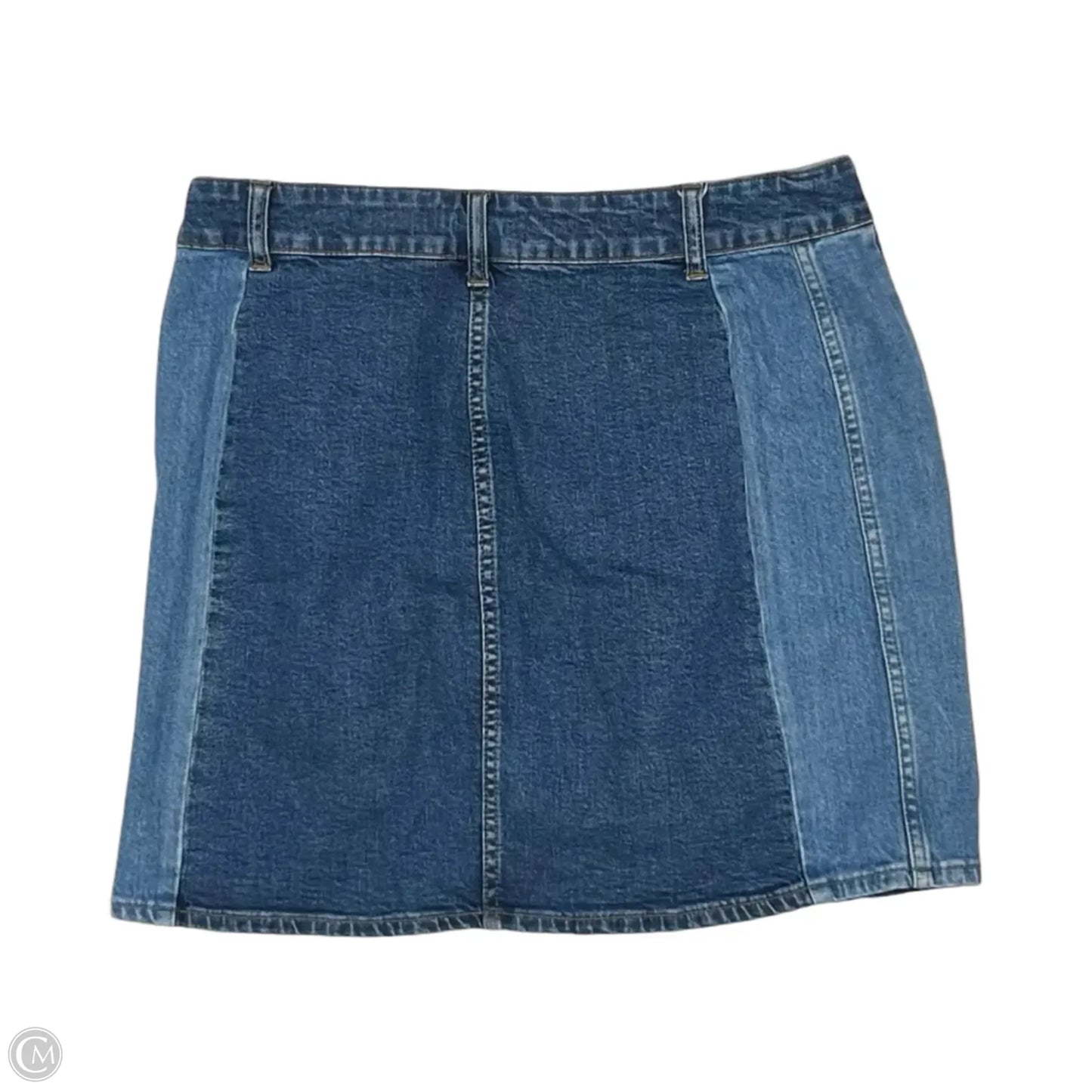 Skirt Mini & Short By Madewell In Blue Denim, Size: 12