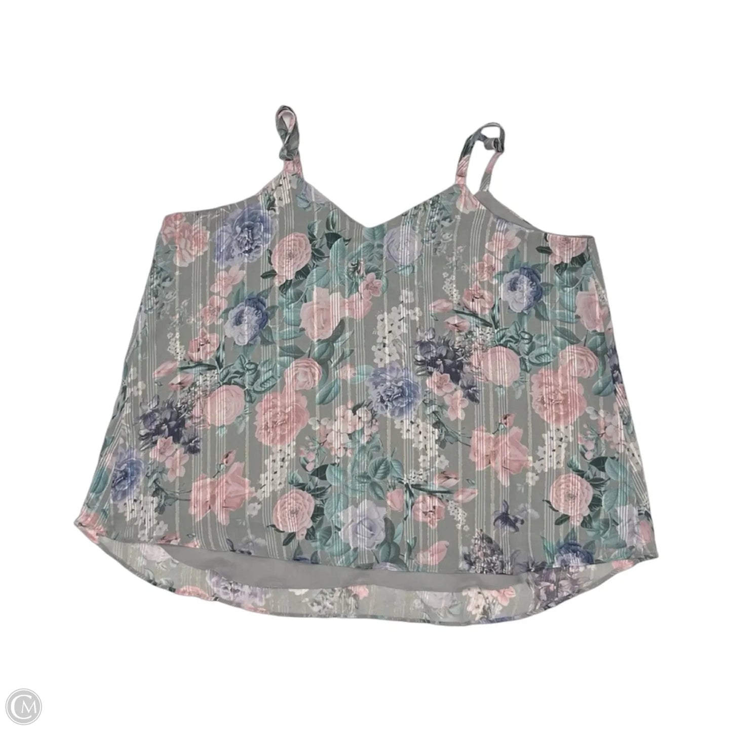 Blouse Sleeveless By Torrid In Floral Print, Size: 1x