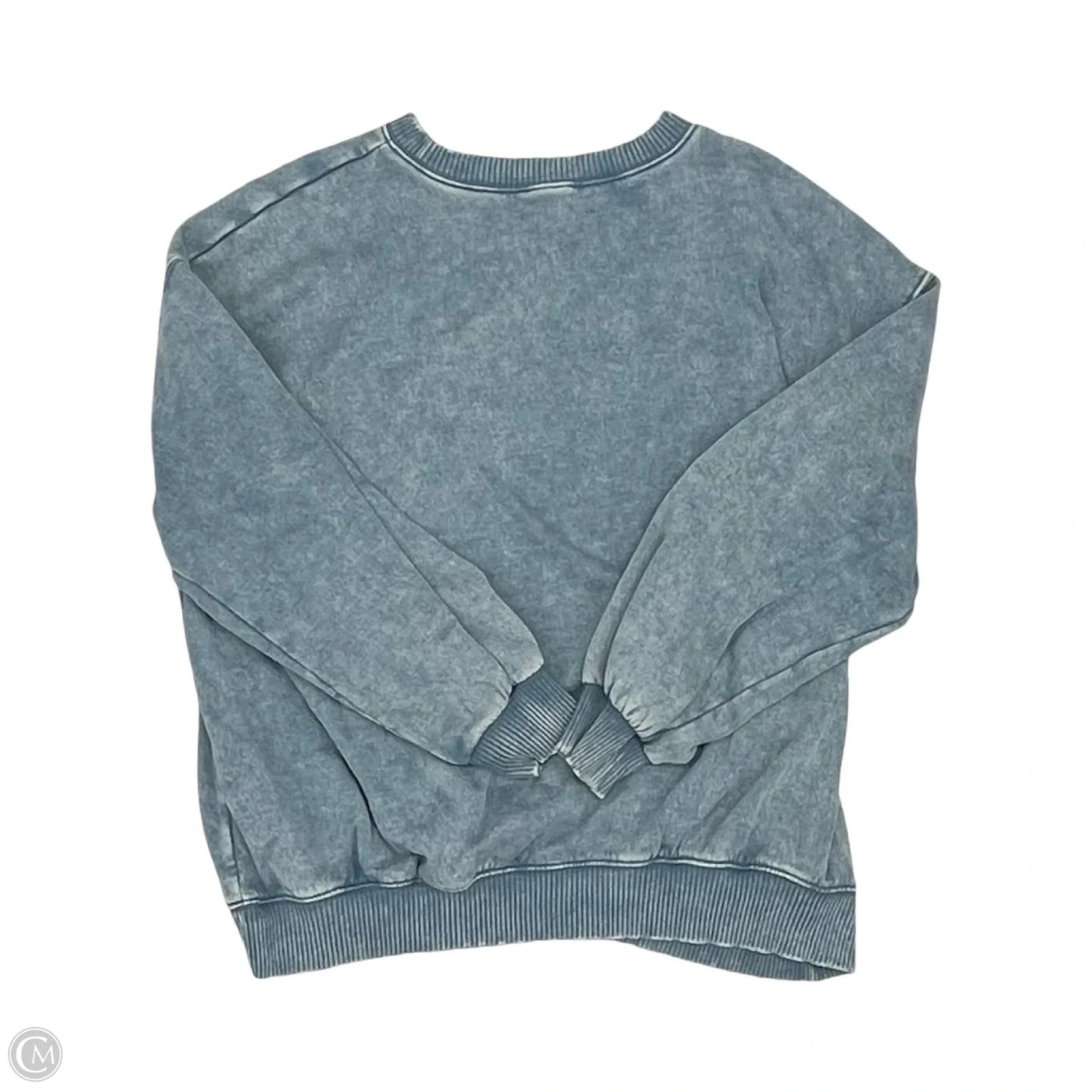 Sweatshirt Crewneck By Zenana In Blue, Size: 2x